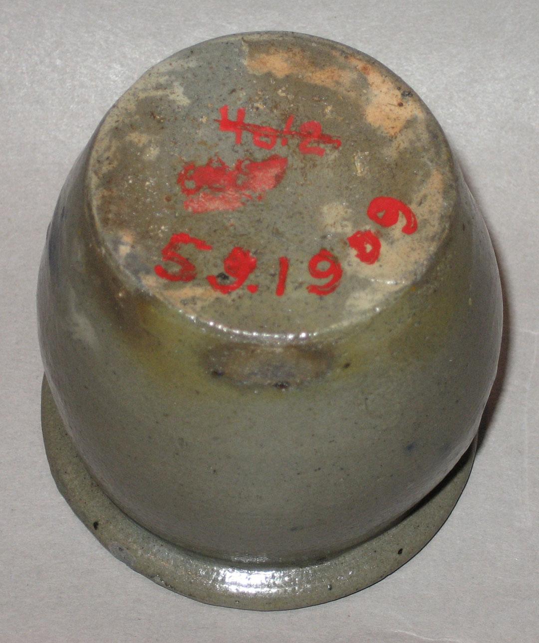 1959.1909 bottom - Miniature Stoneware Pot