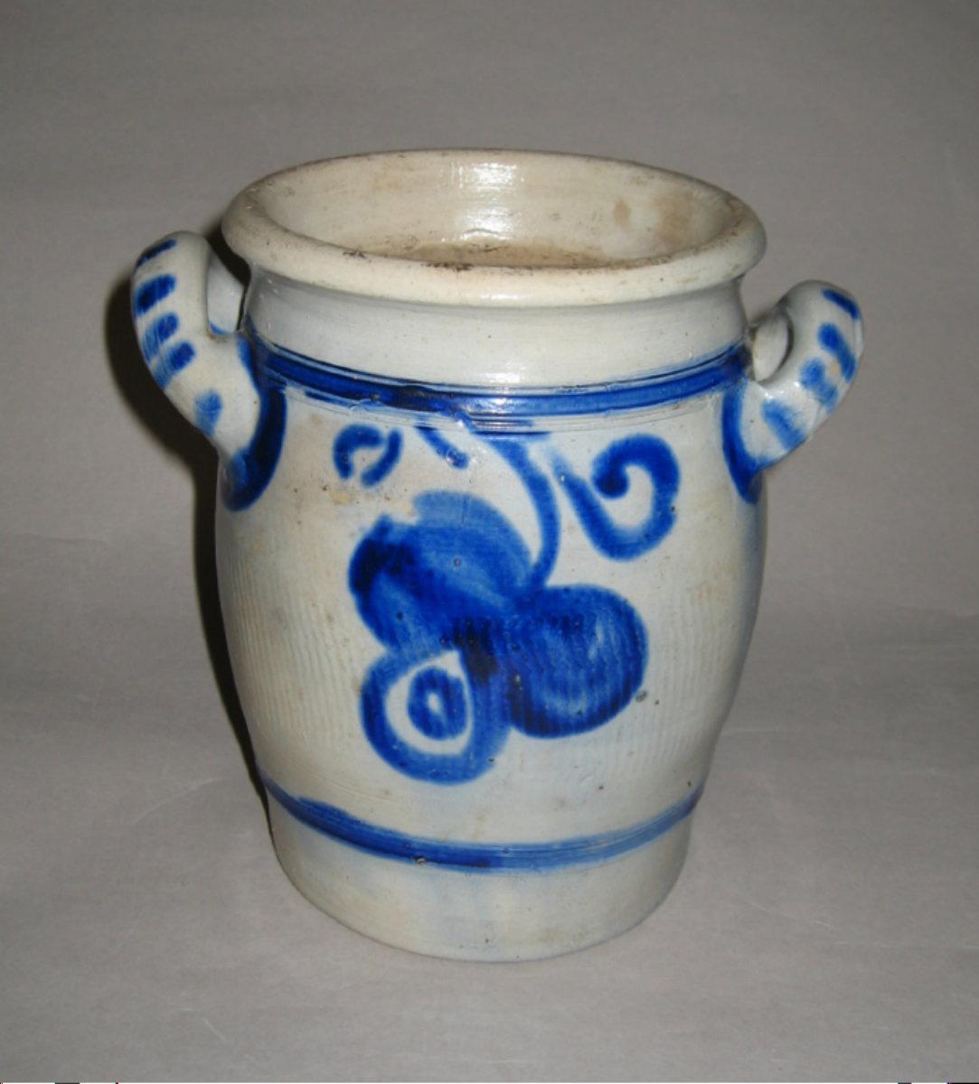 1959.1911 Stoneware double handled jar