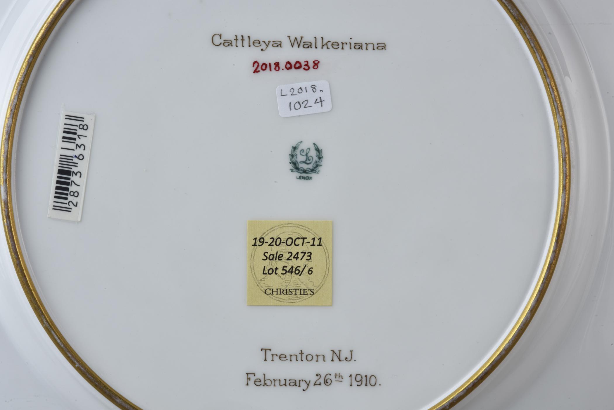 2018.0038 Plate, detail 1