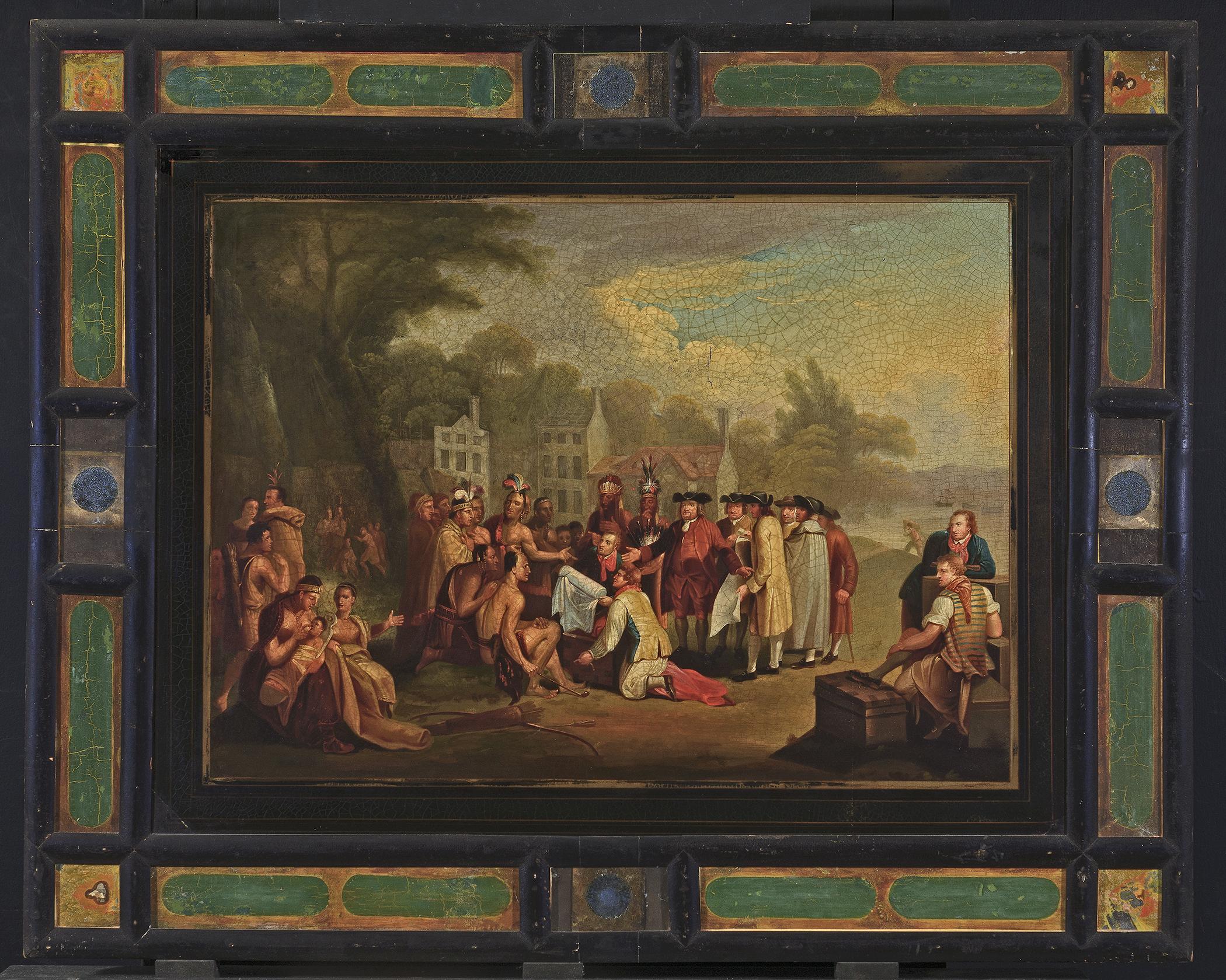 1959.1957 A Painting, B Frame, view 1