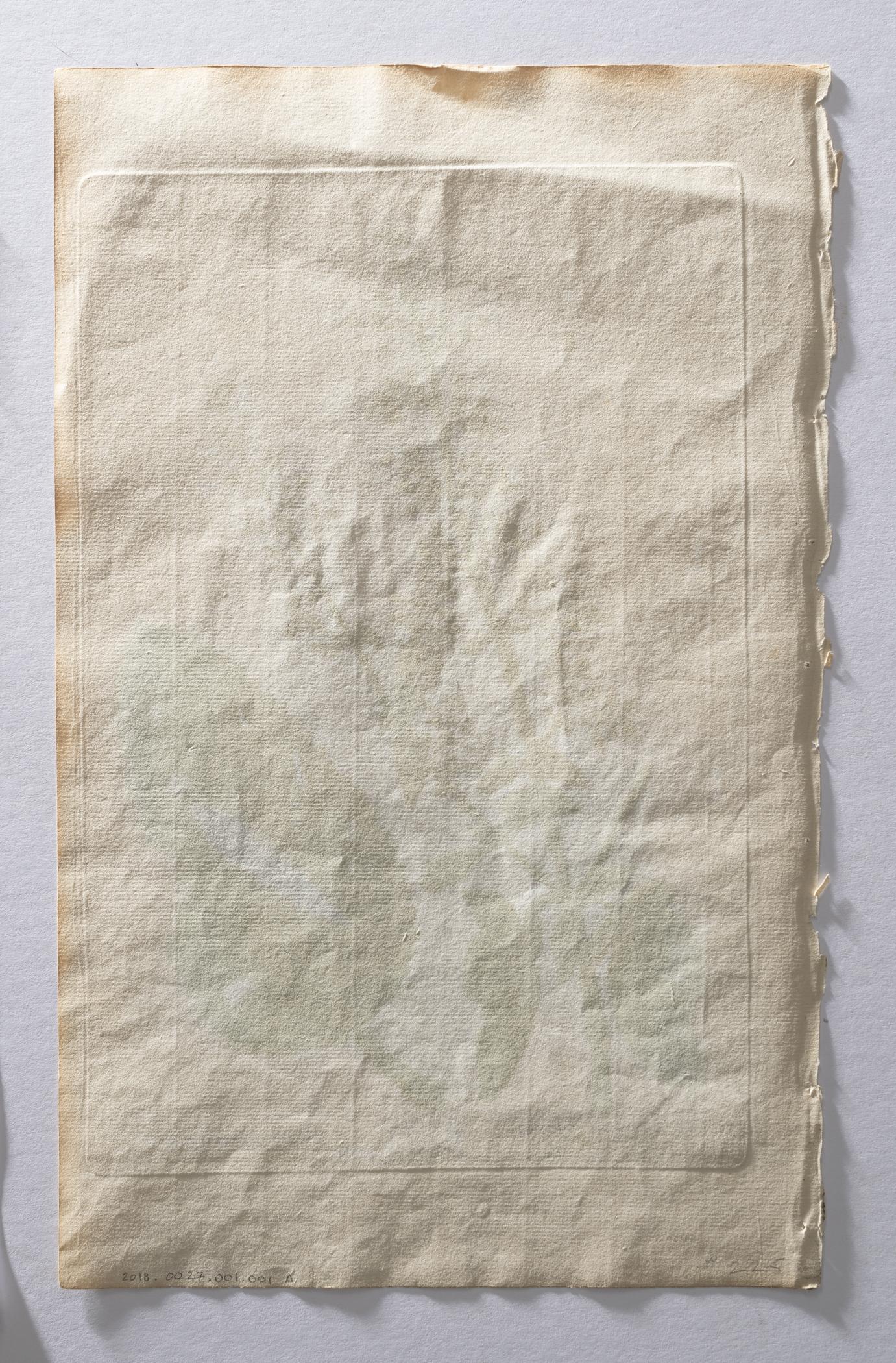 2018.0027.001.001 A Print, view 4, reverse, raking light