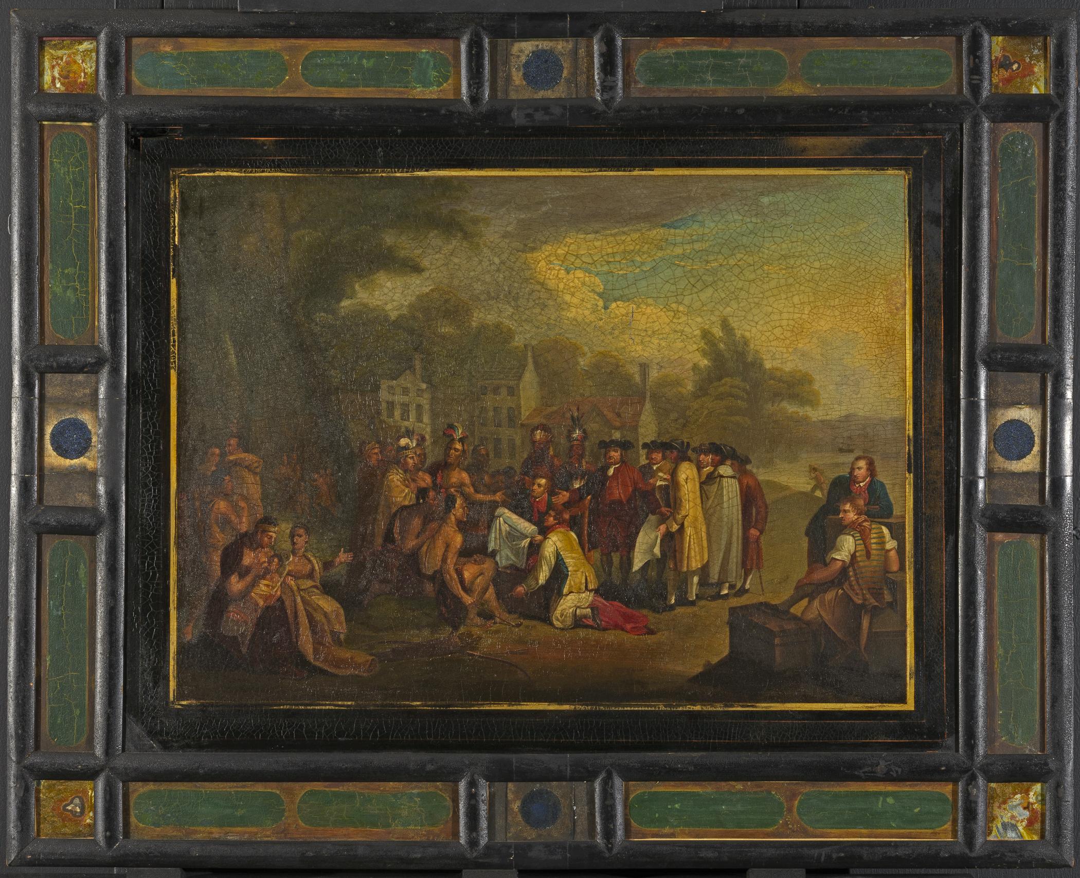 1959.1957 A Painting, B Frame, view 2