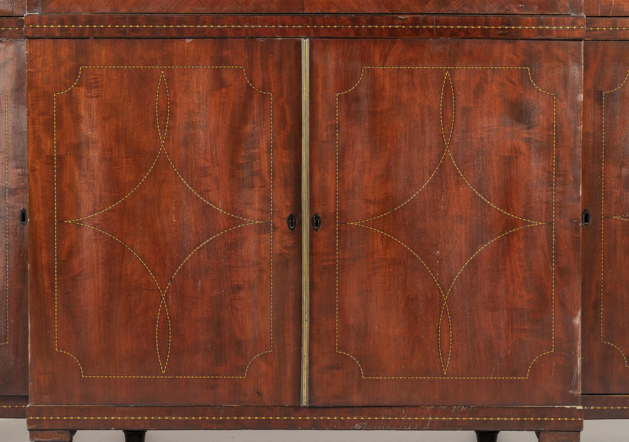 2019.0014.001 Secretary and bookcase, detail 13