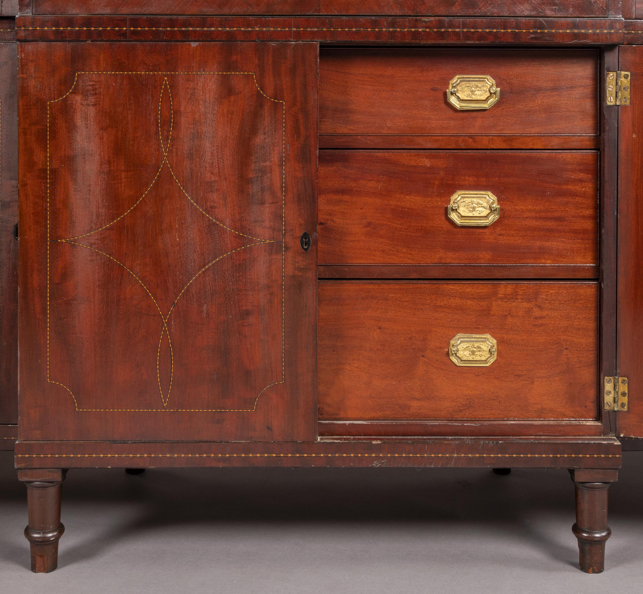 2019.0014.001 Secretary and bookcase, detail 14