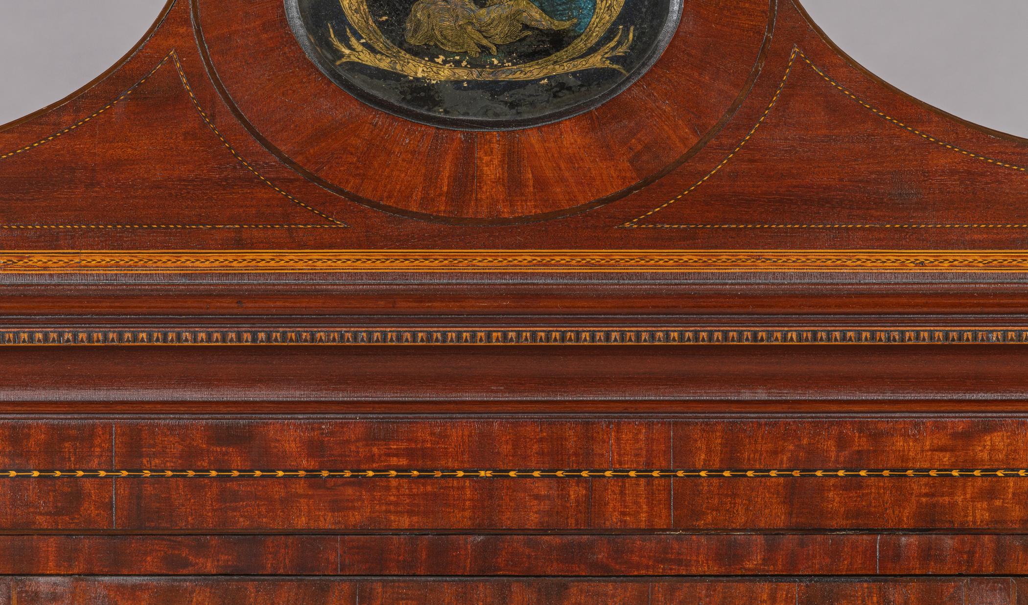 2019.0014.001 Secretary and bookcase, detail 4