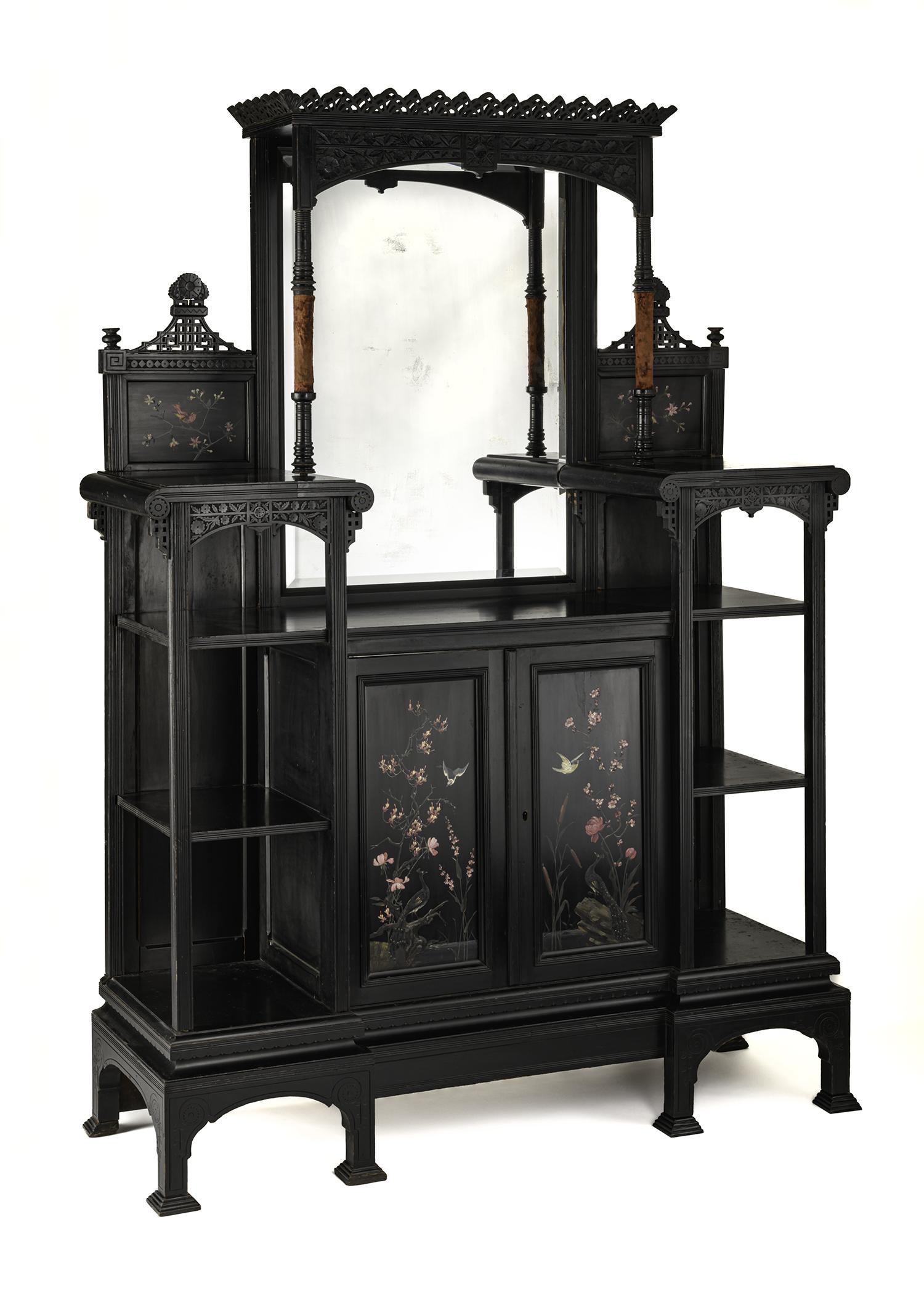 2019.0028 A Etagere, overall, three quarter view