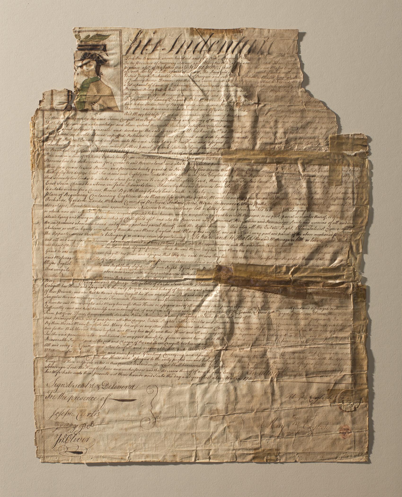 1959.2157 A Manuscript, view 2, raking light