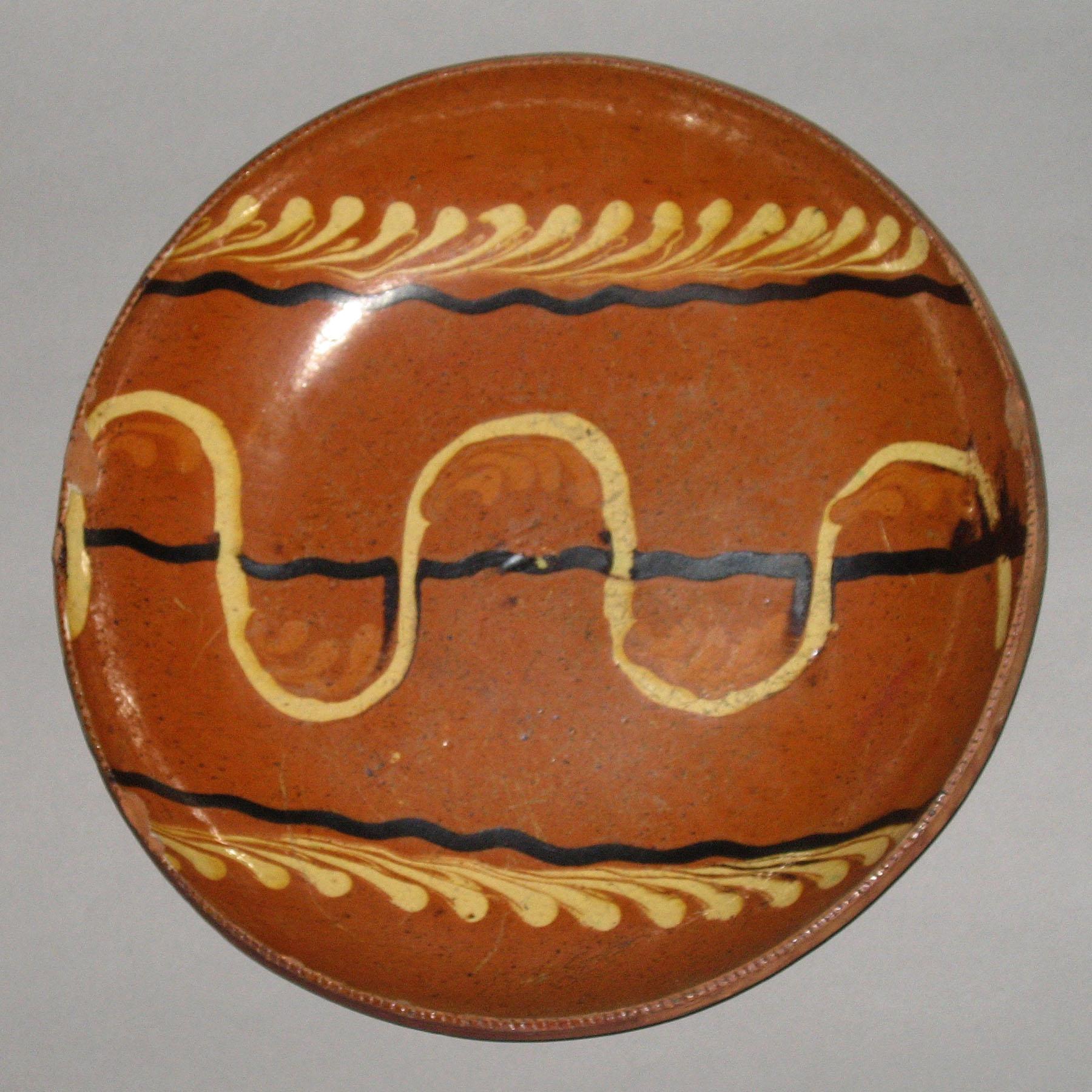 1959.2179 US trailed slipware dish
