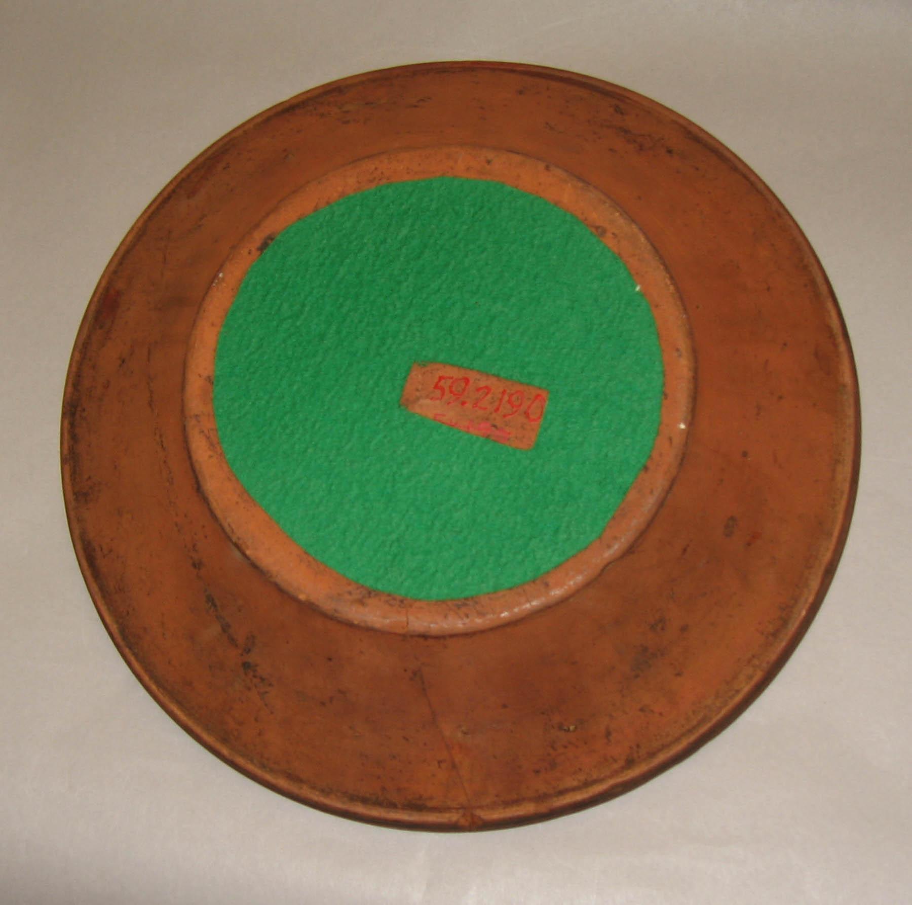 1959.2190 Slipware dish (back)