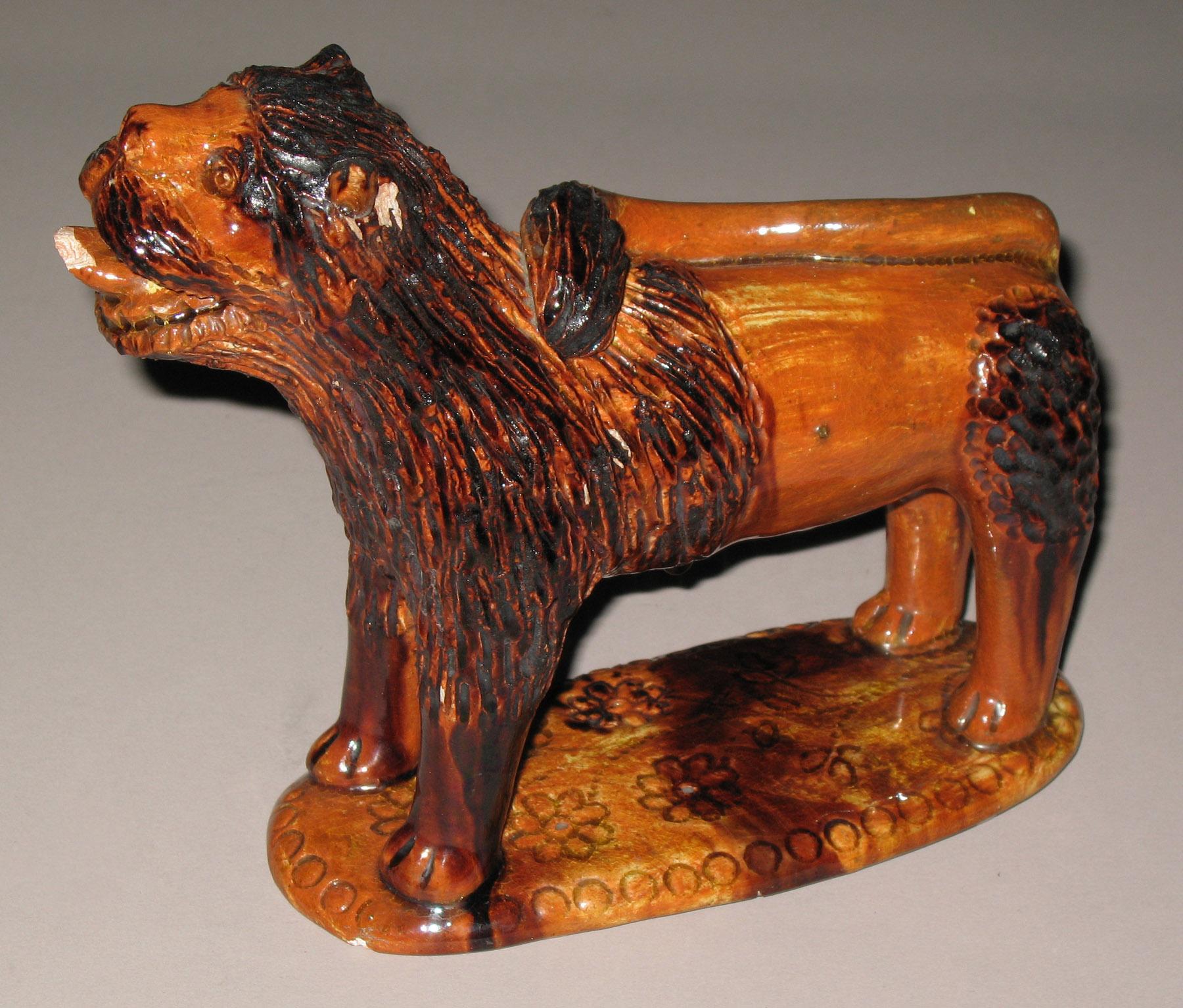 1959.2261 US Redware lion