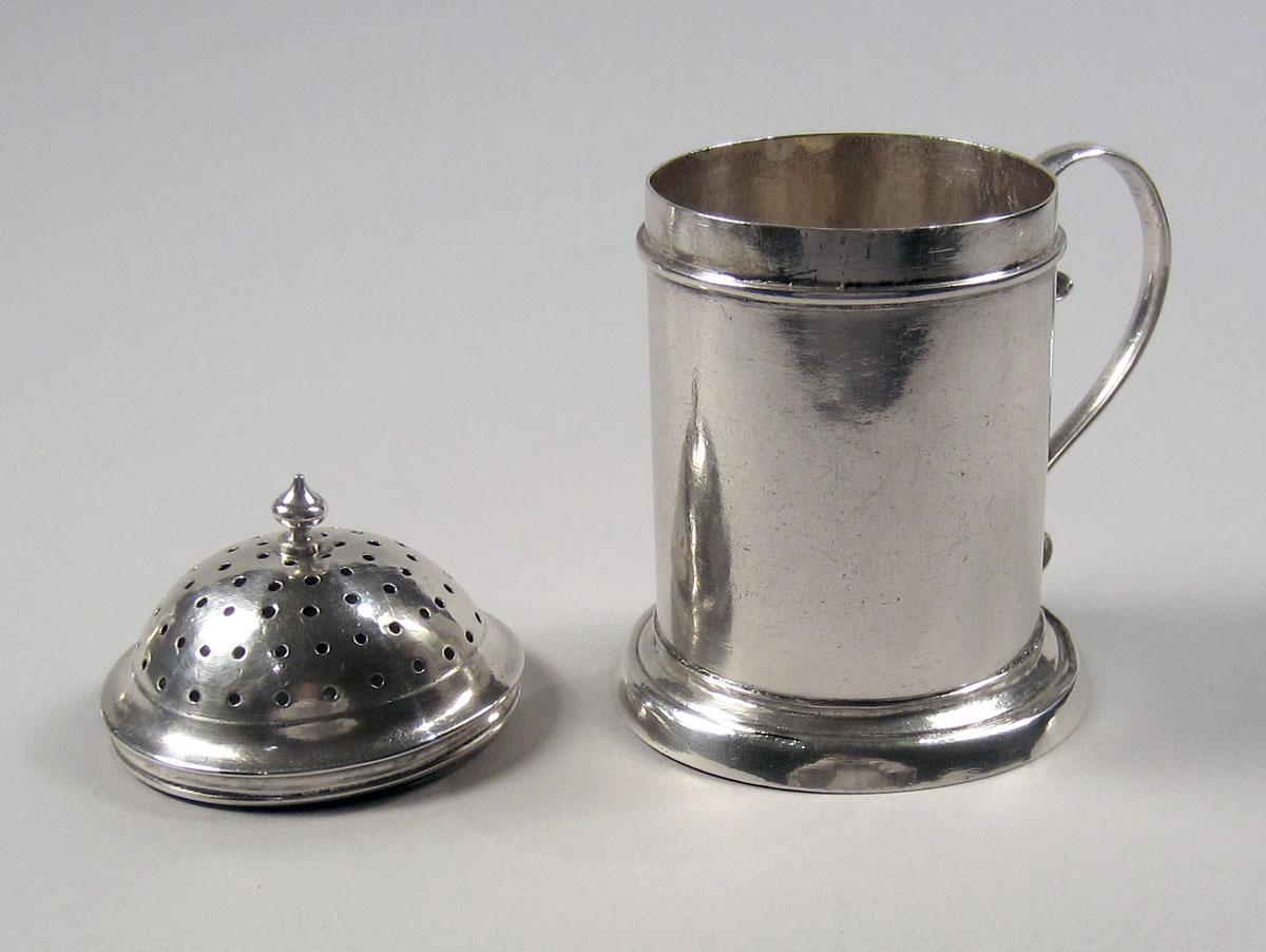 1959.2300 A, B Silver Pepper Pot separate
