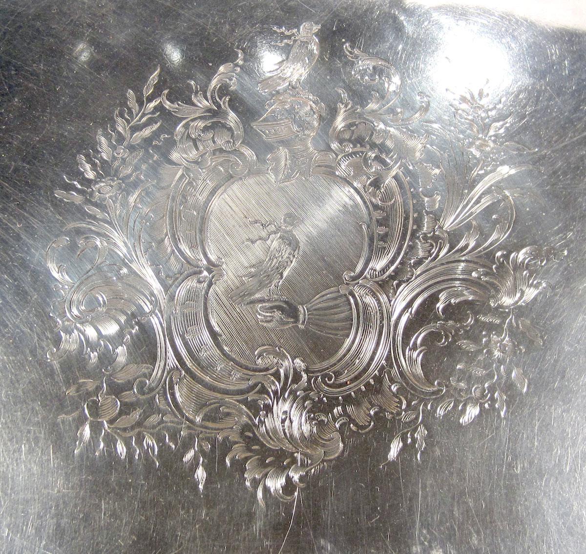 1959.2301 Silver Salver engraved decoration