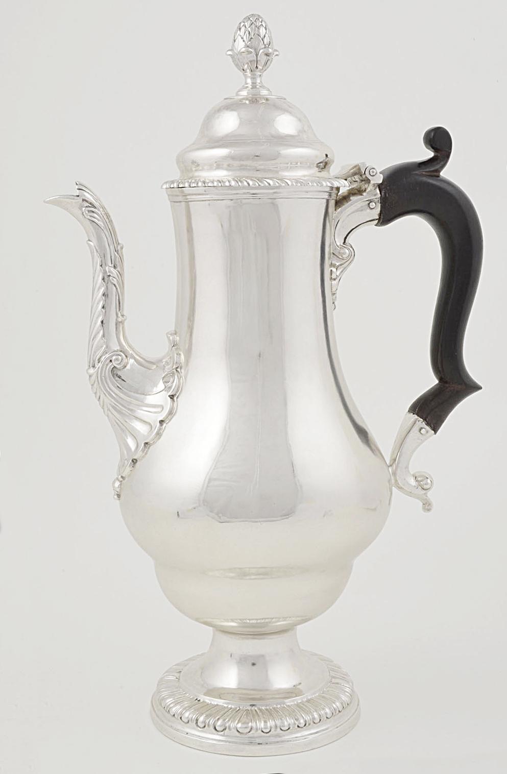 1959.2305 Silver Coffee Pot side 1