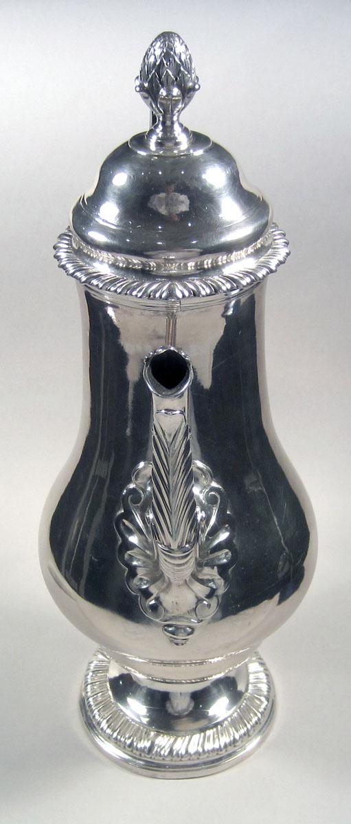 1959.2305 Silver Coffee Pot front
