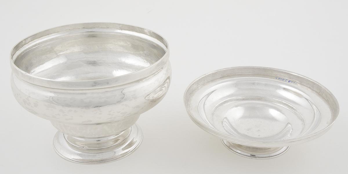 1959.2306 A, B Silver Sugar Bowl separate