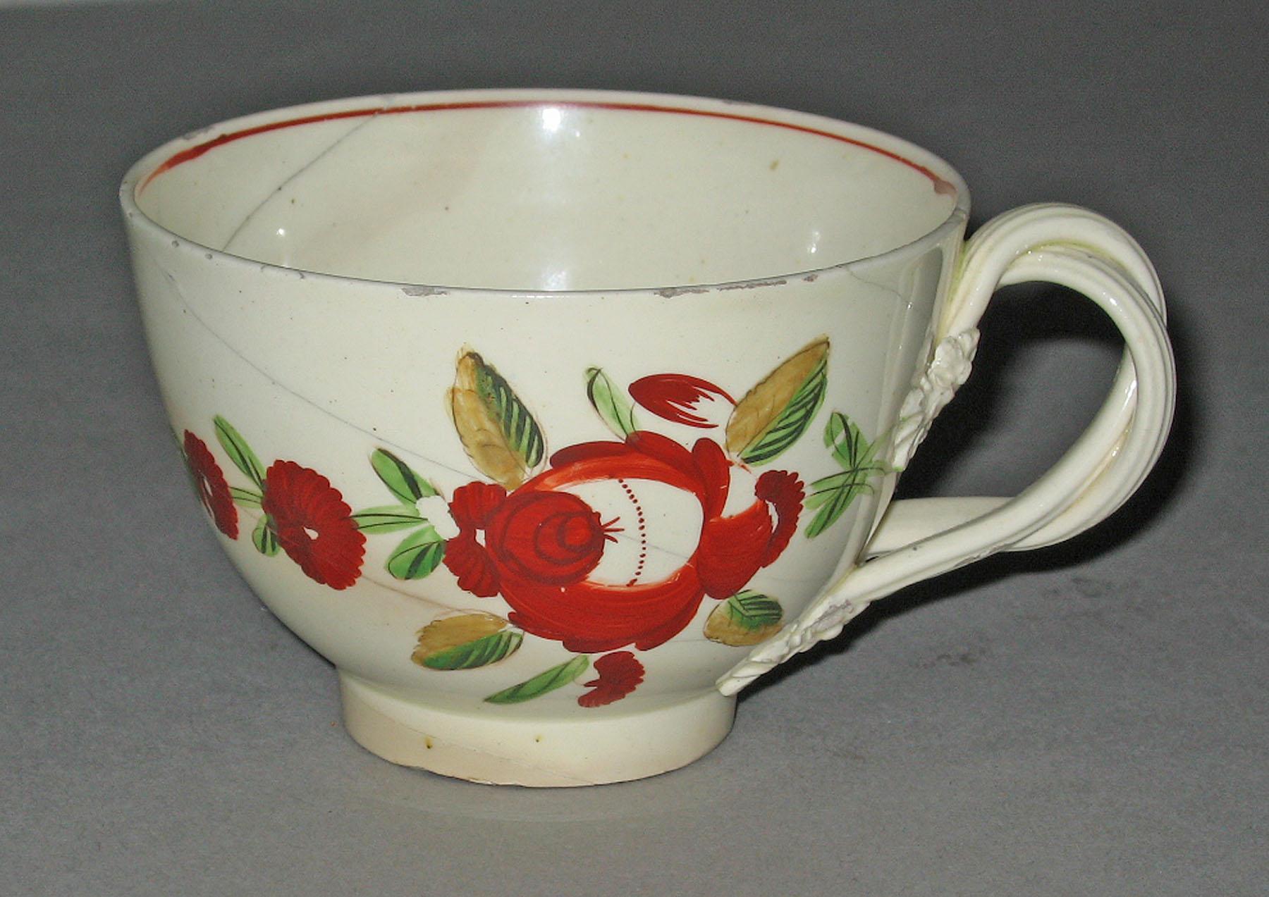 1959.2485 Creamware teacup