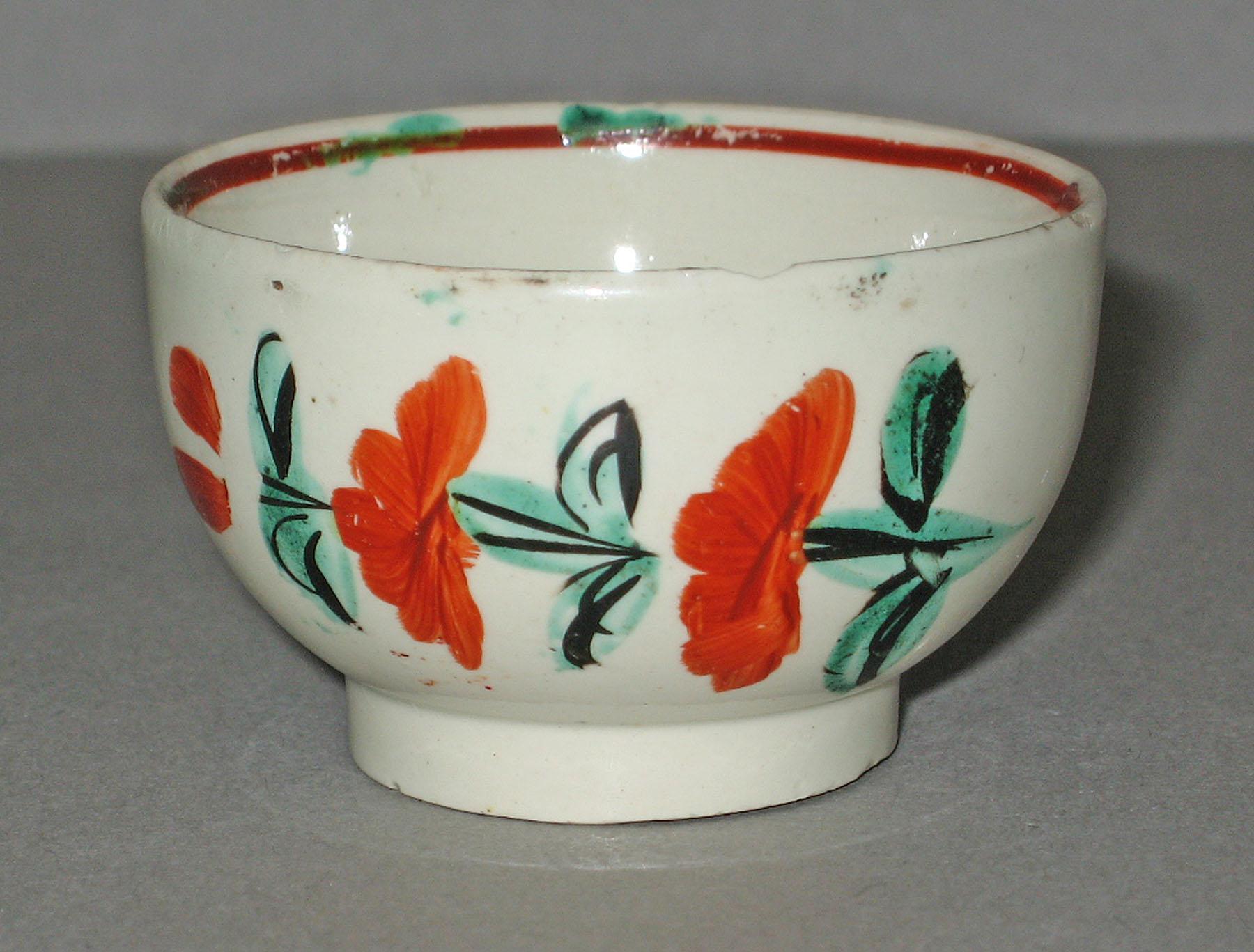 1959.2493 Creamware teacup