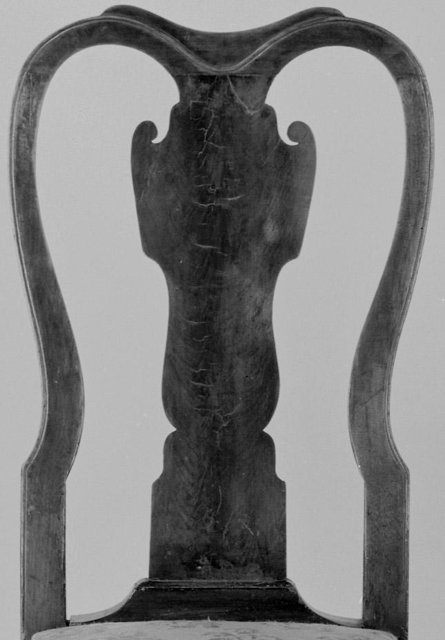 1959.2510 Chair, Side chair (bw back detail)