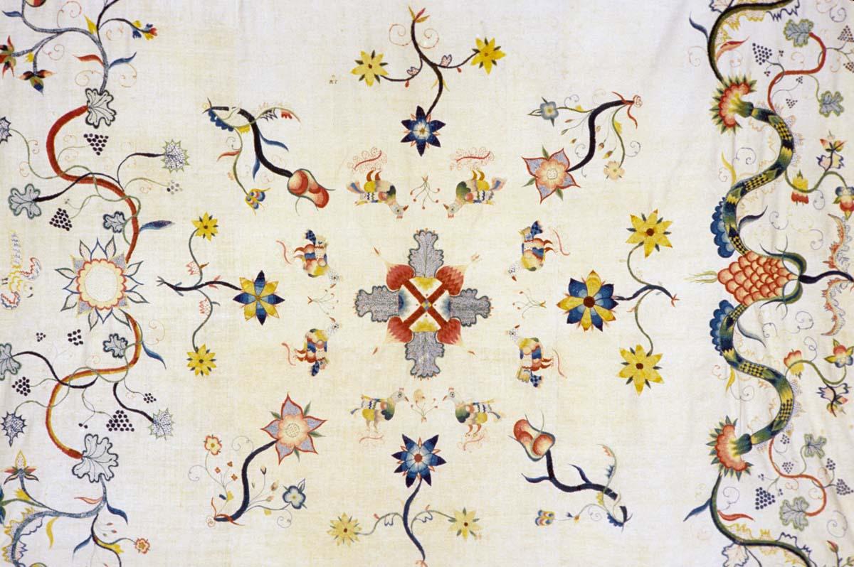 1954.0014.001 Bedcover, Bedspread, detail 1