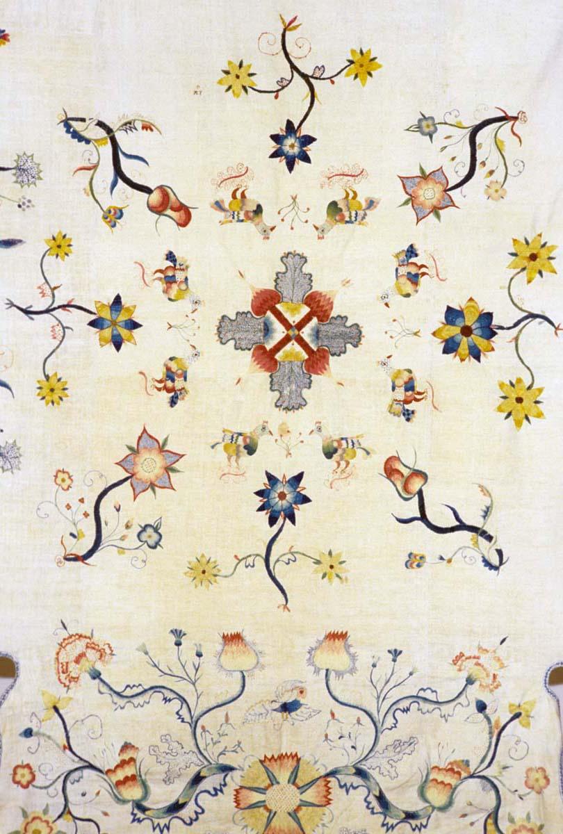 1954.0014.001 Bedcover, Bedspread, detail 2