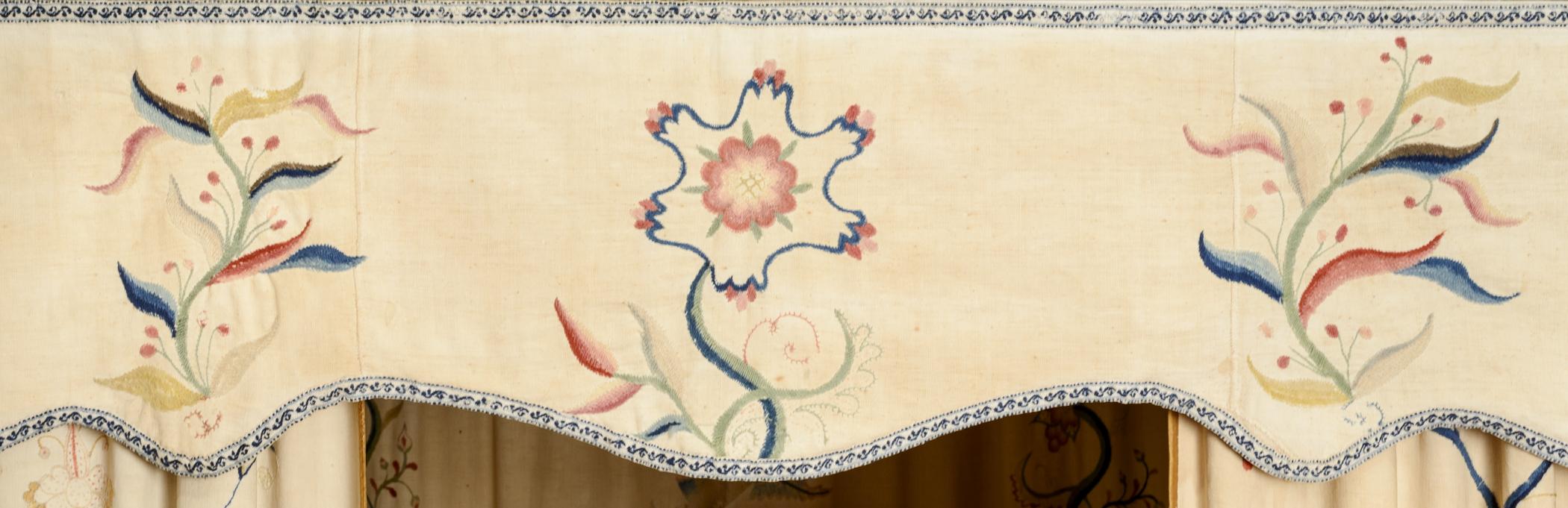 1954.0014.004 Bed hanging, detail 1
