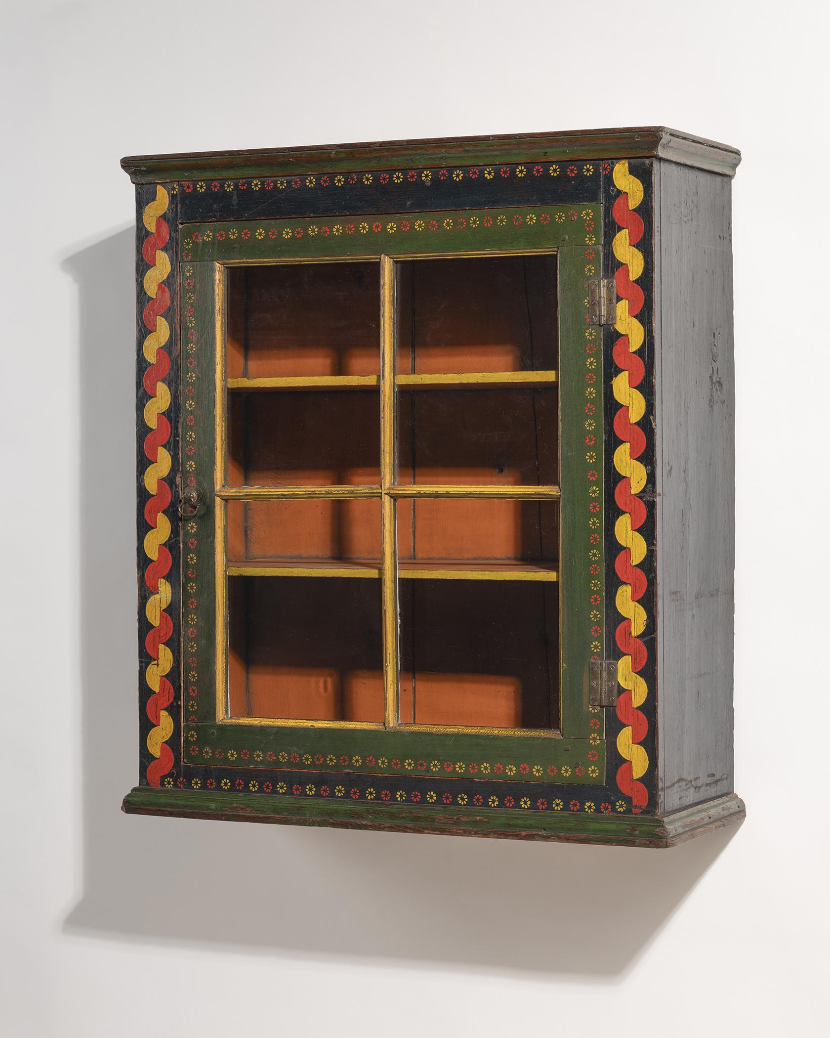 2019.0035 Cupboard, Hanging cupboard, detail 1