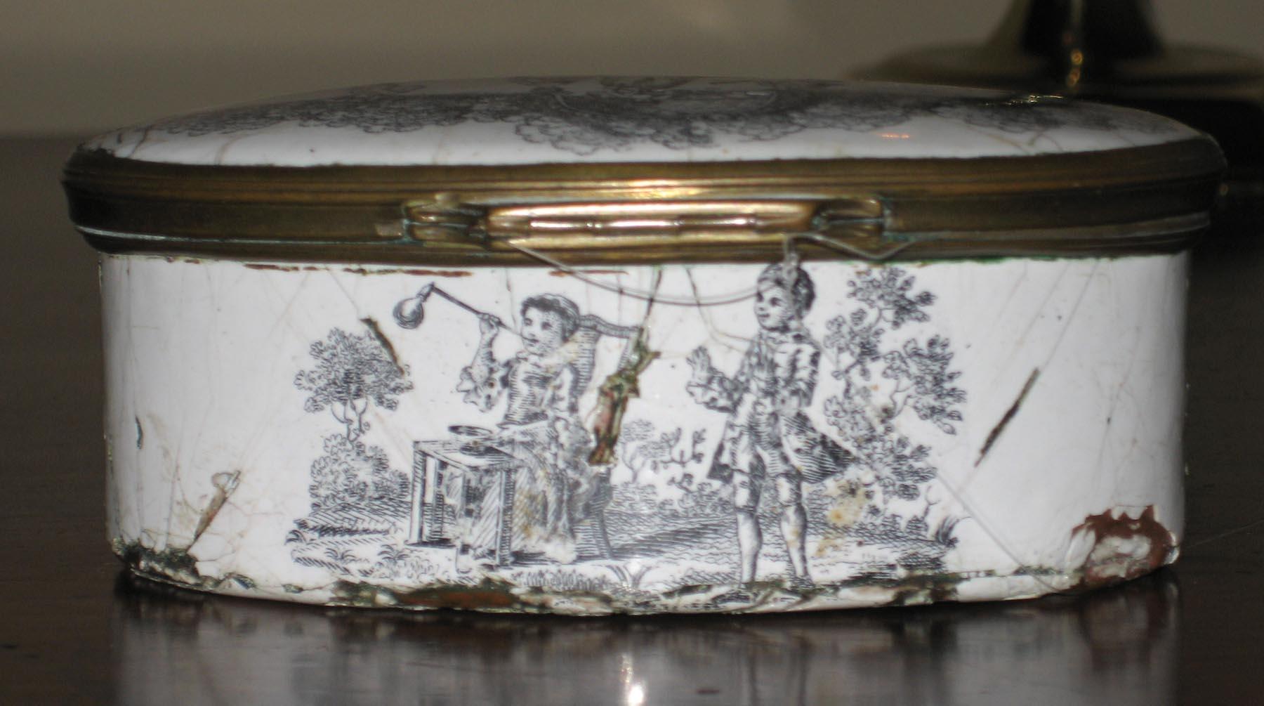 1959.2599 Enamel on copper box (side 2)
