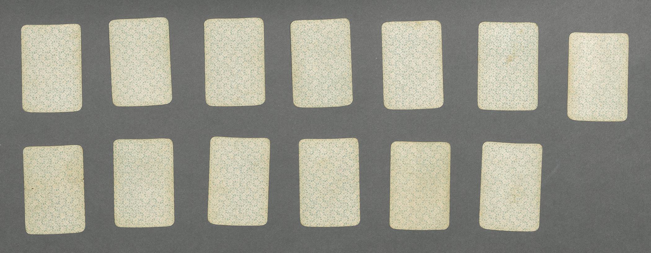 1959.2611.001 - .013 Playing cards, view 2, reverse