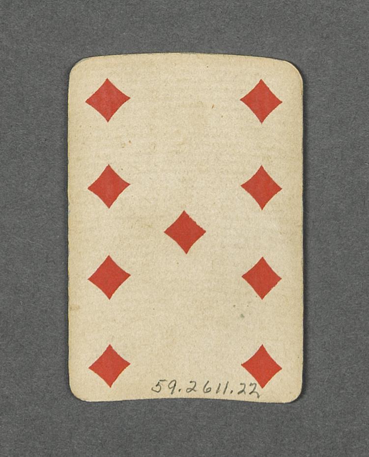1959.2611.022 Playing card, view 1