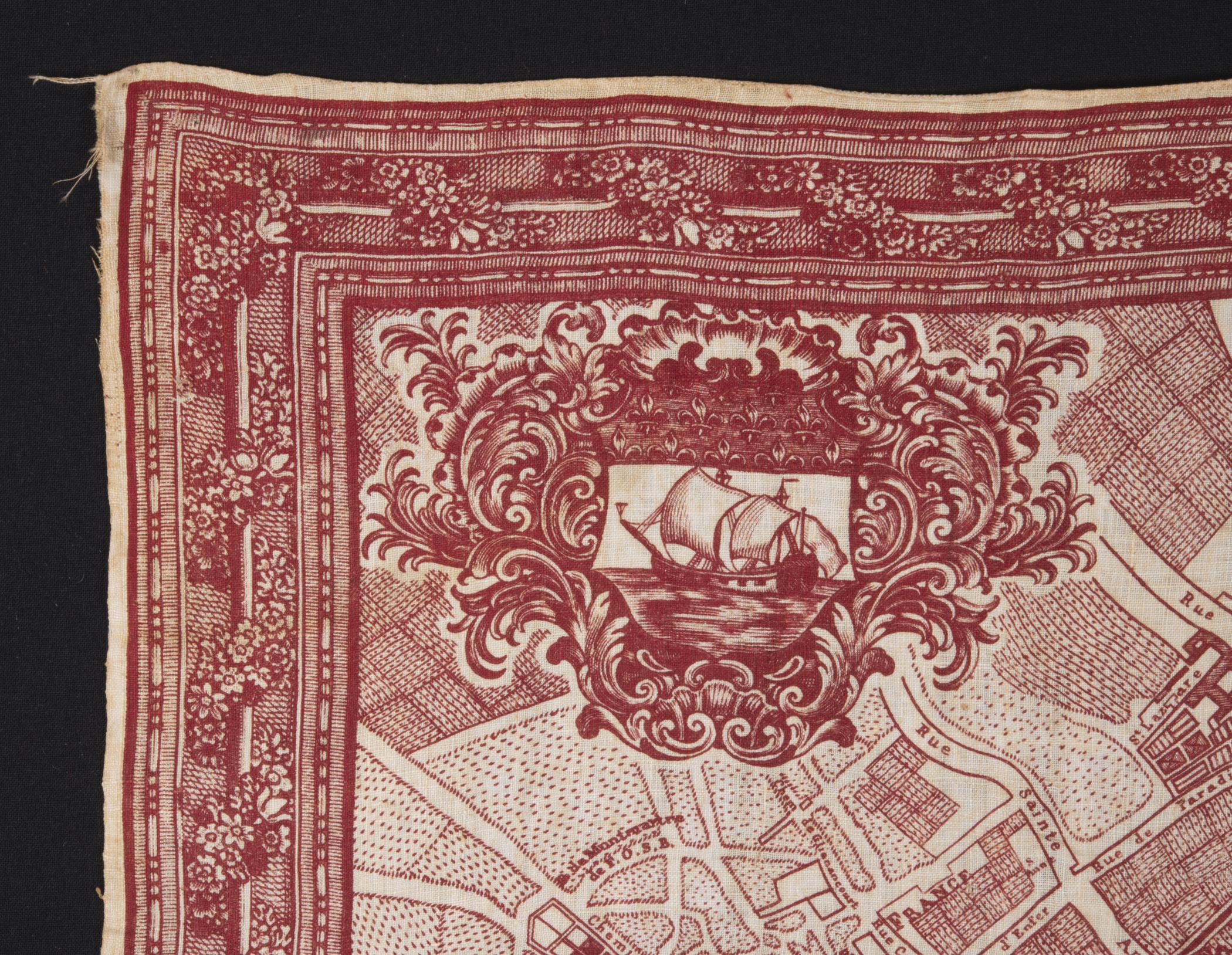 2020.0015 Textile, printed, detail 2