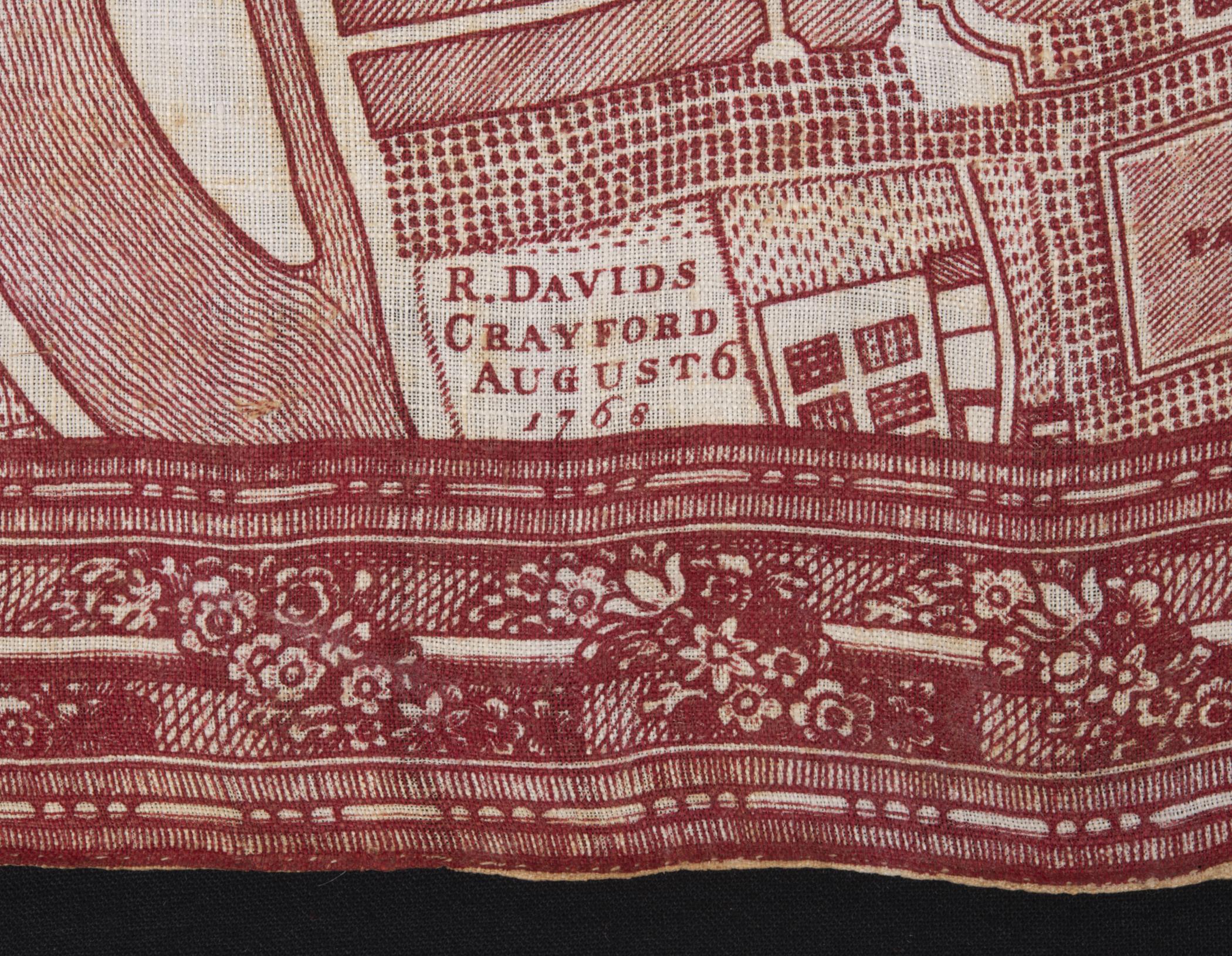 2020.0015 Textile, printed, detail 3