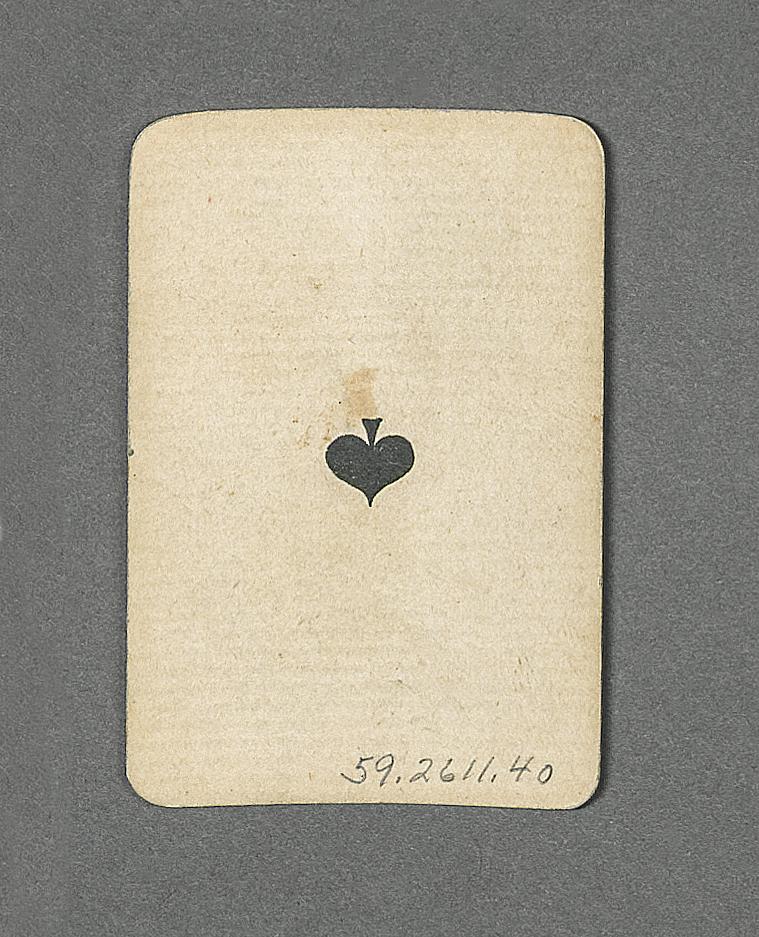 1959.2611.040 Playing card, view 1