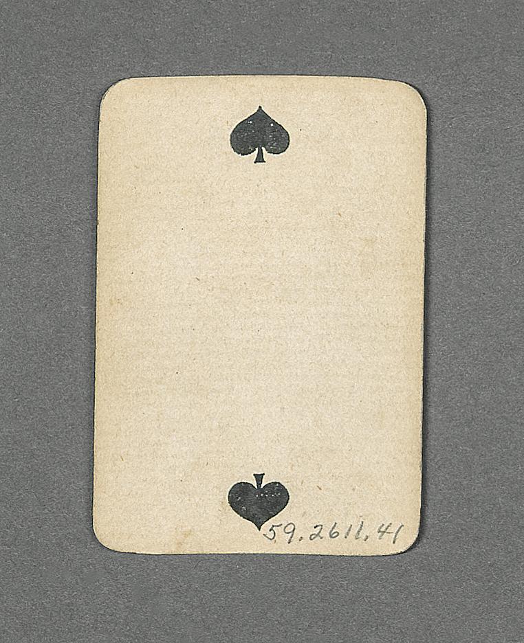 1959.2611.041 Playing card, view 1