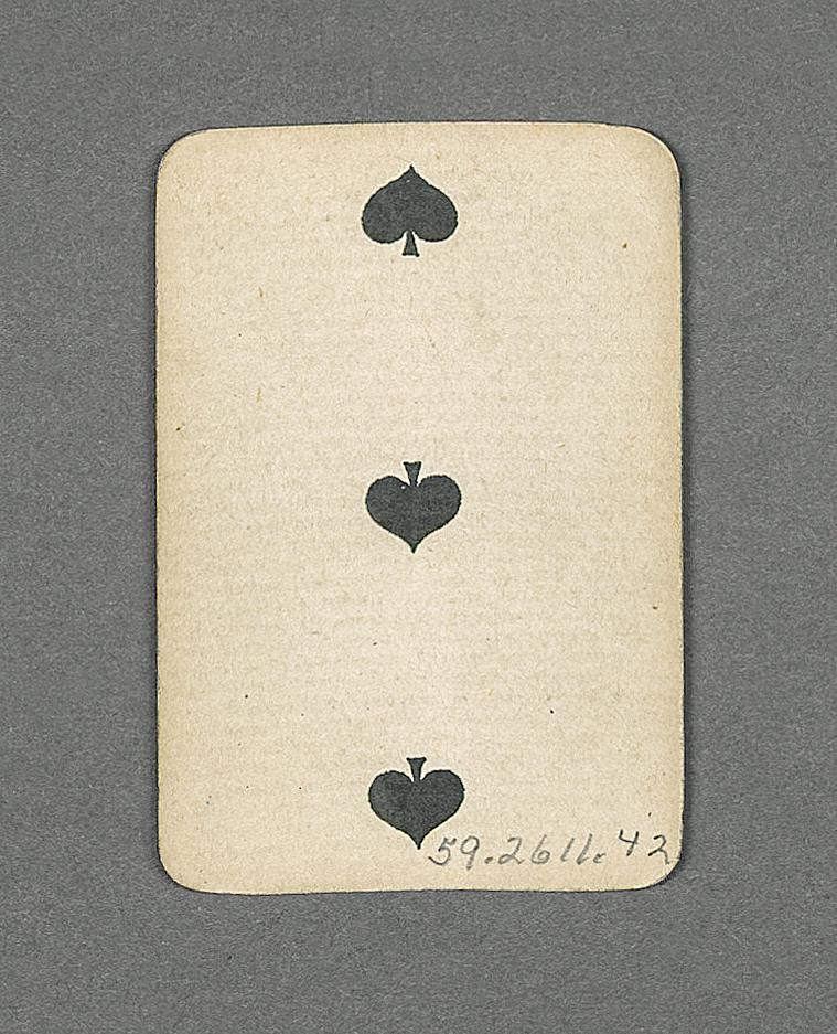 1959.2611.042 Playing card, view 1