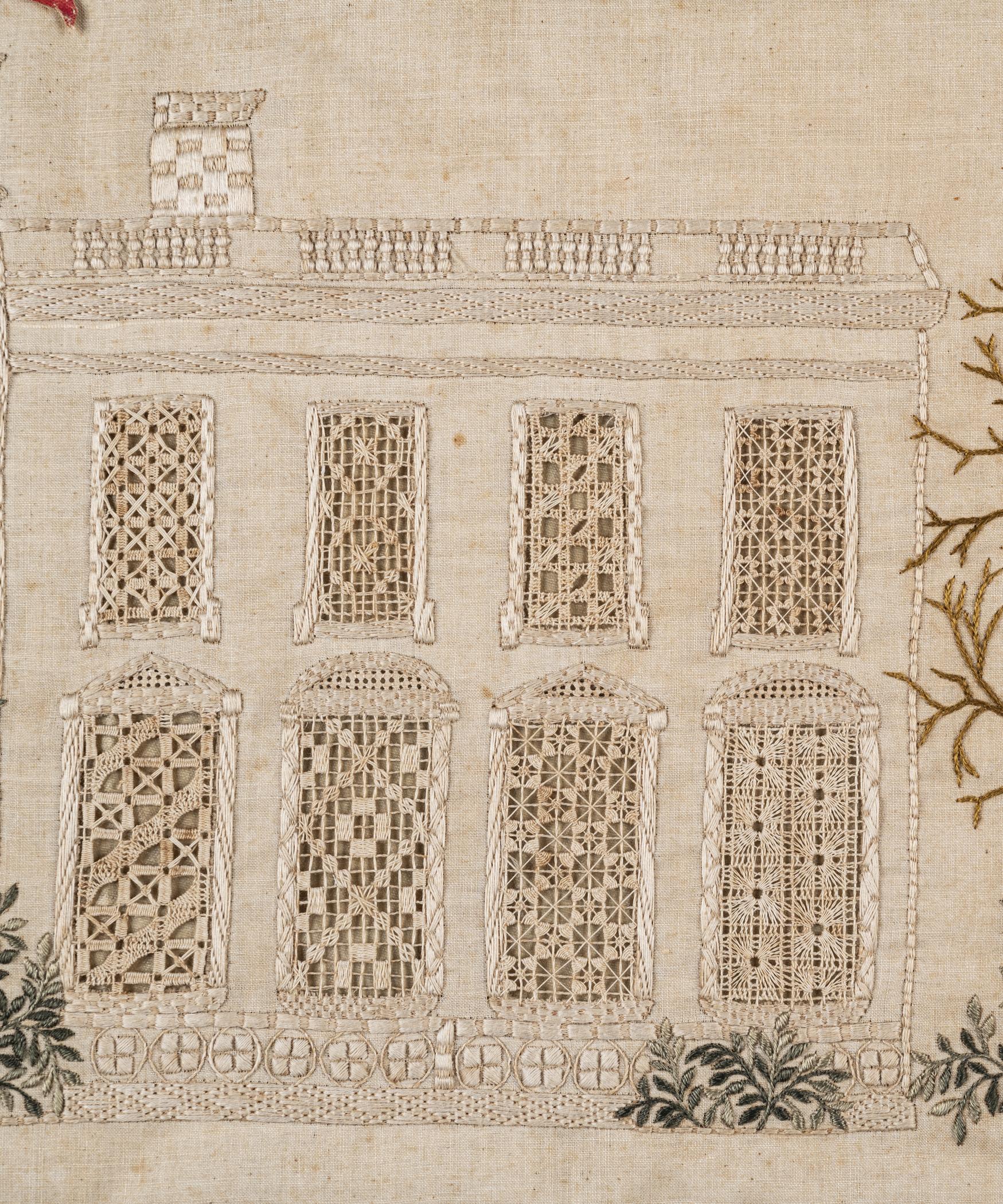 2021.0013 Needlework picture, detail 3