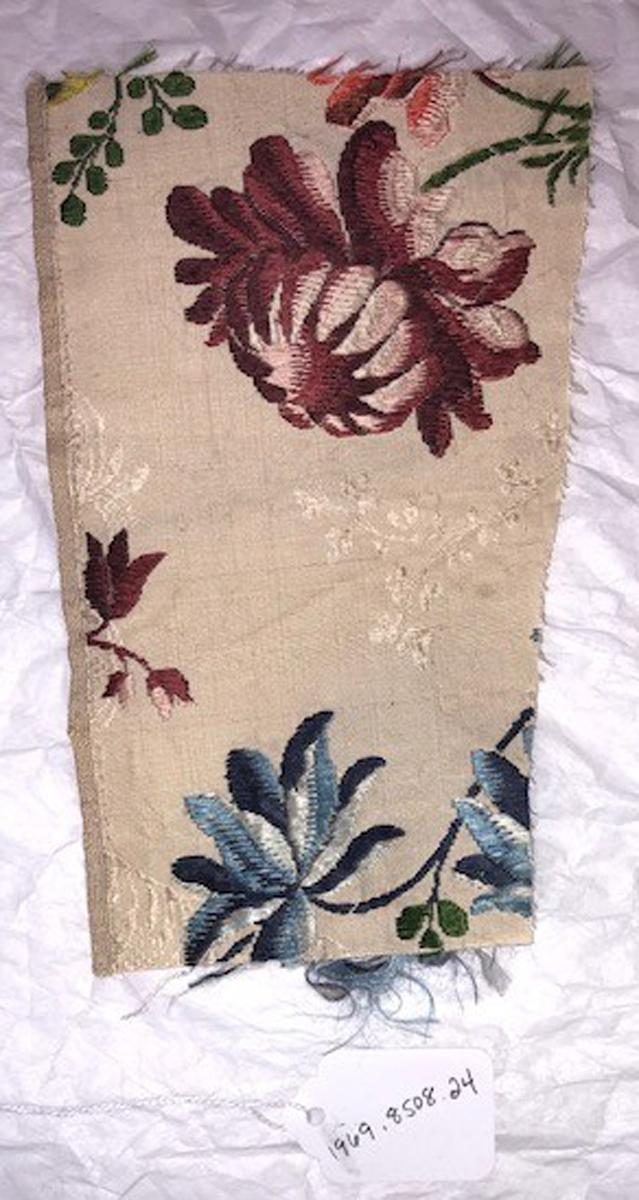 1969.8508.024 Textile fragment, woven, overall