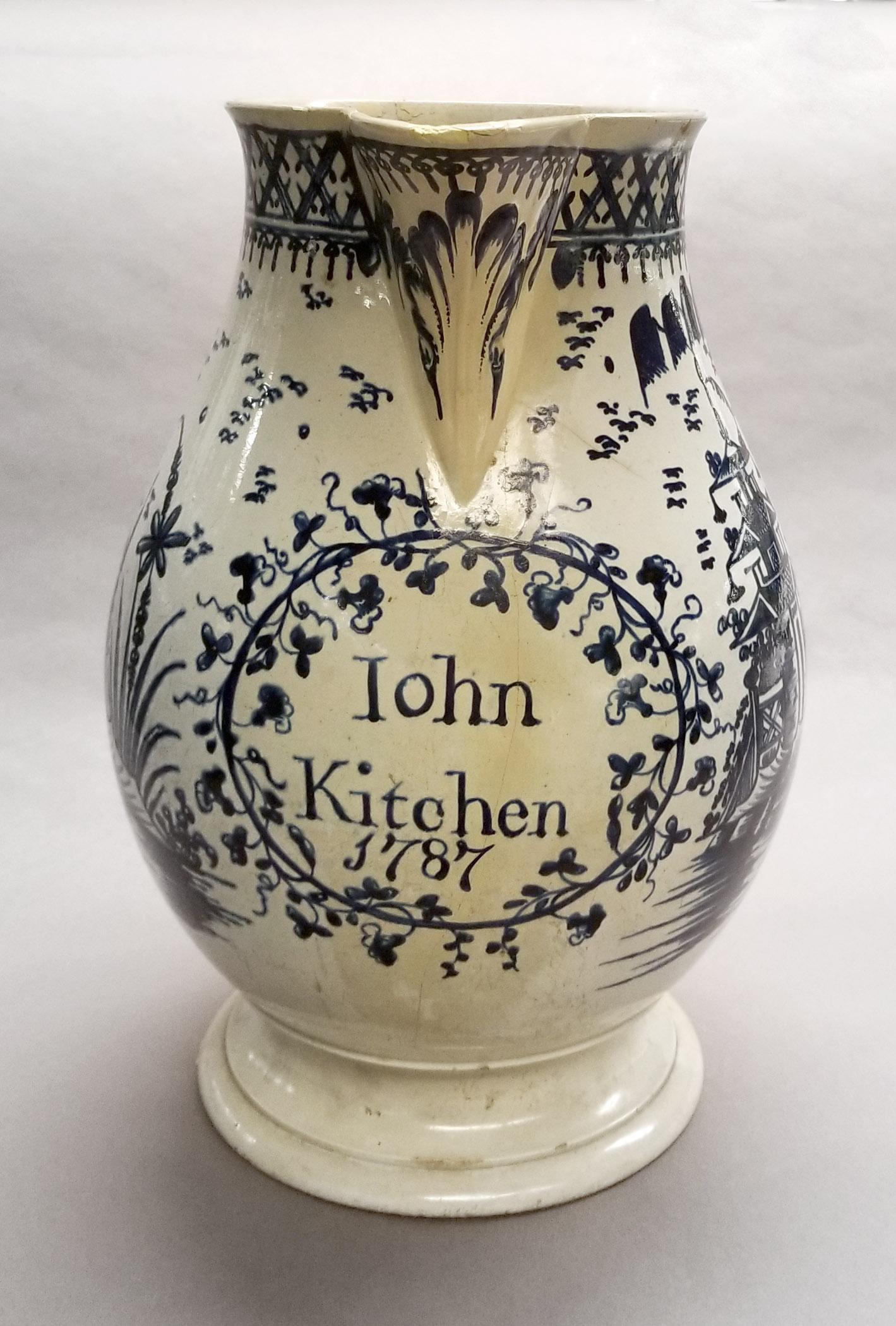 2023.0008.018 pearlware 1787 jug front