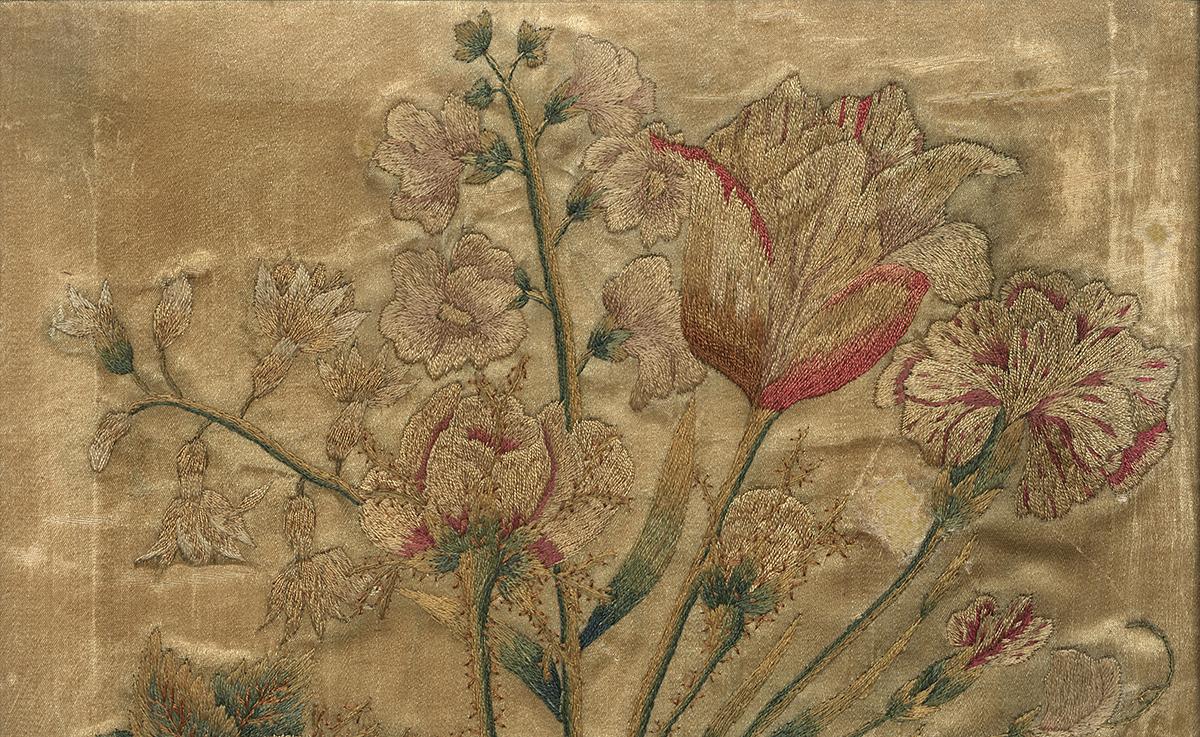 1959.2848 A Needlework Picture, Detail