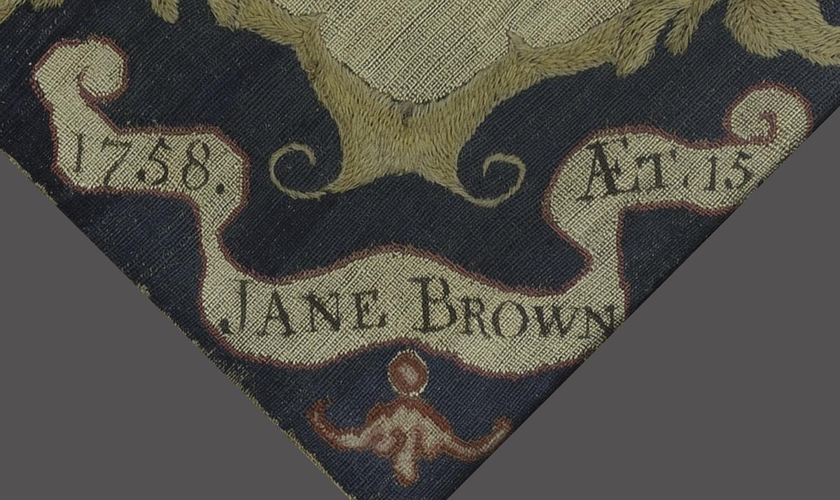 1959.2851 A Hatchment, Detail 9