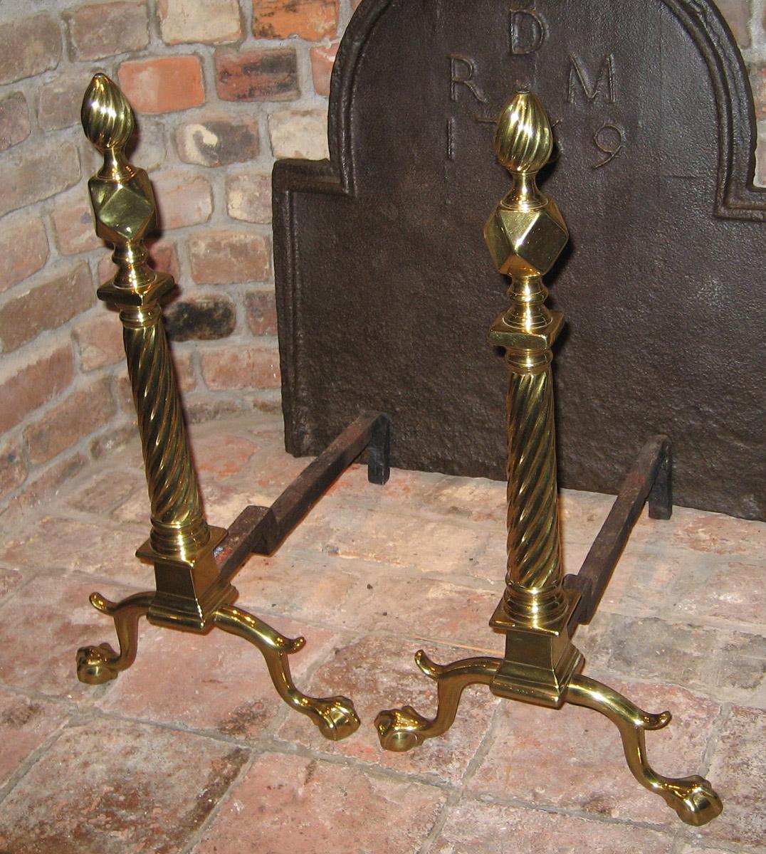 1959.2872.001 and .002 Andirons