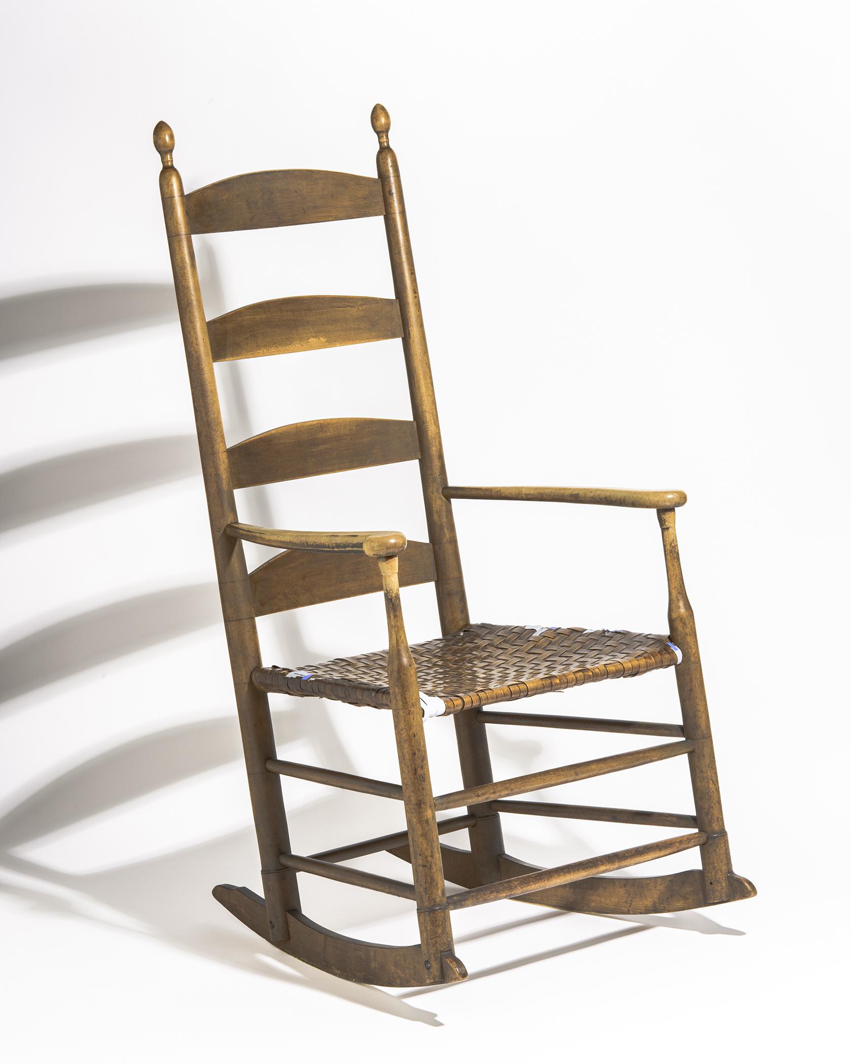 2022.0024.002 Chair, Rocking chair, front, view 2