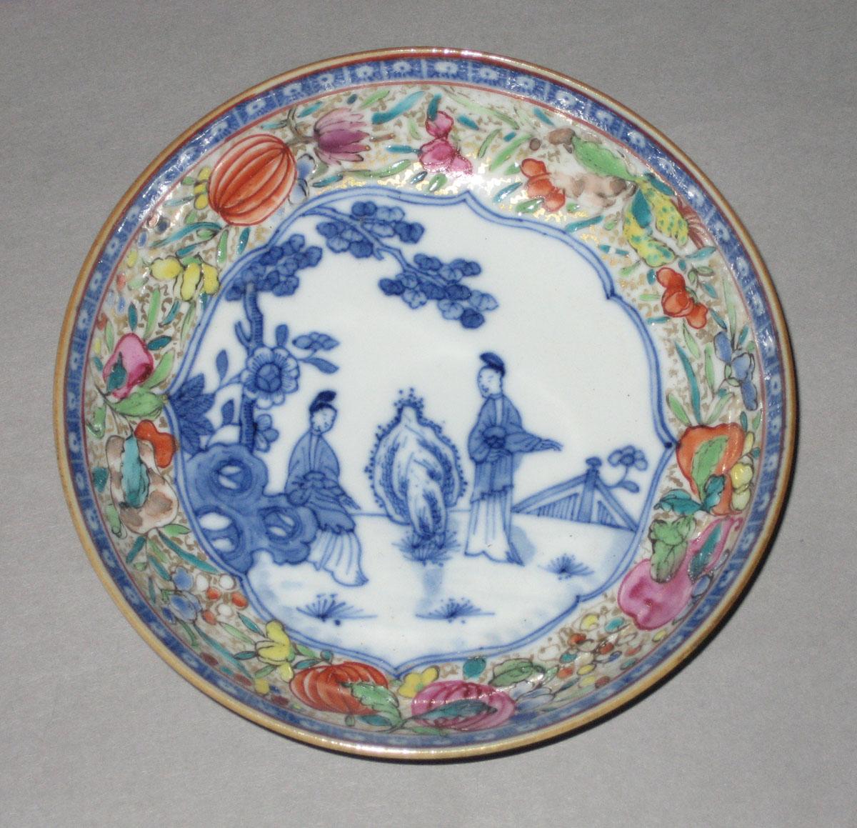 1959.2886 B Chinese porcelain saucer