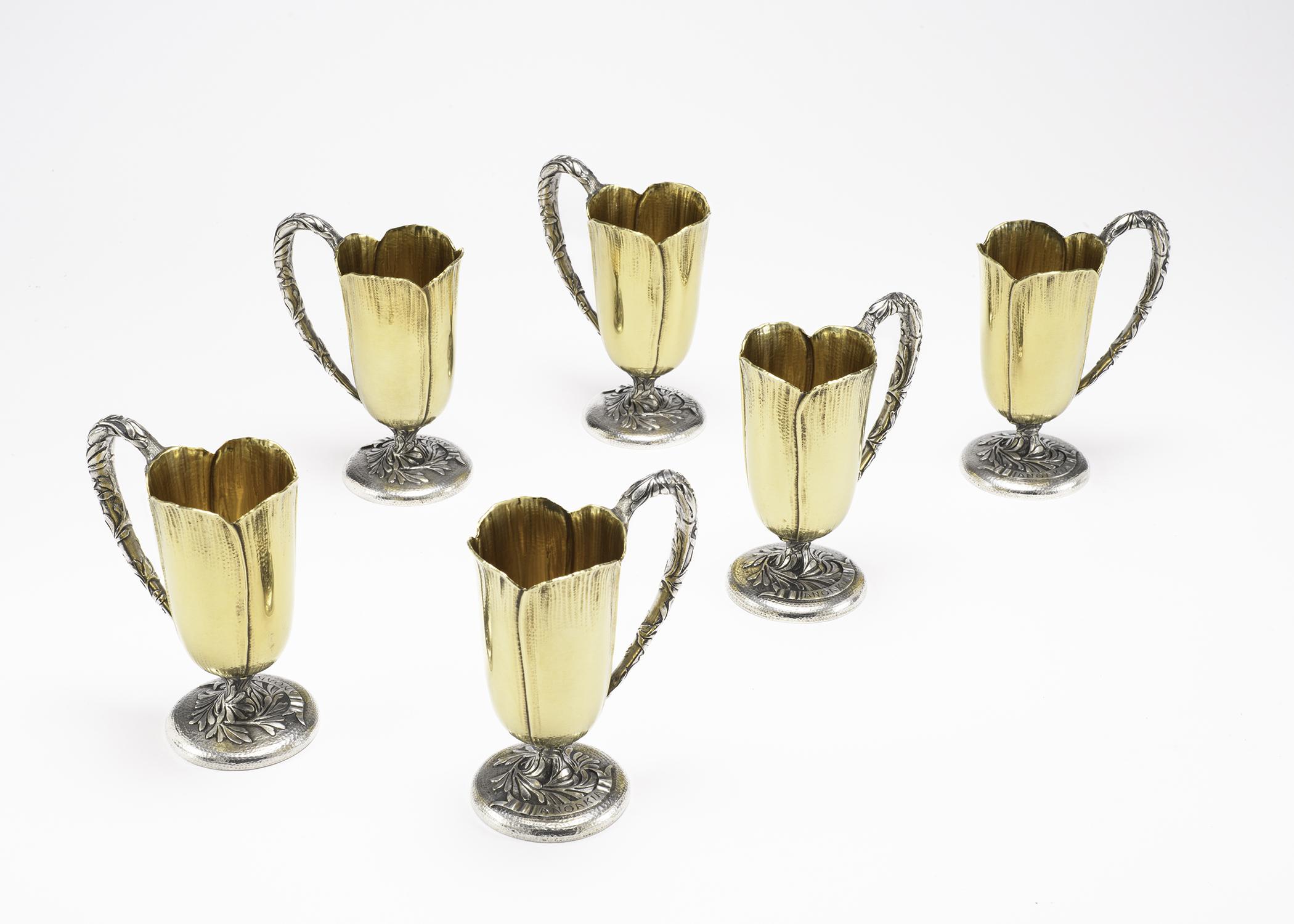 2023.0003.006 through 2023.0003.010, Cups, overall, view 1