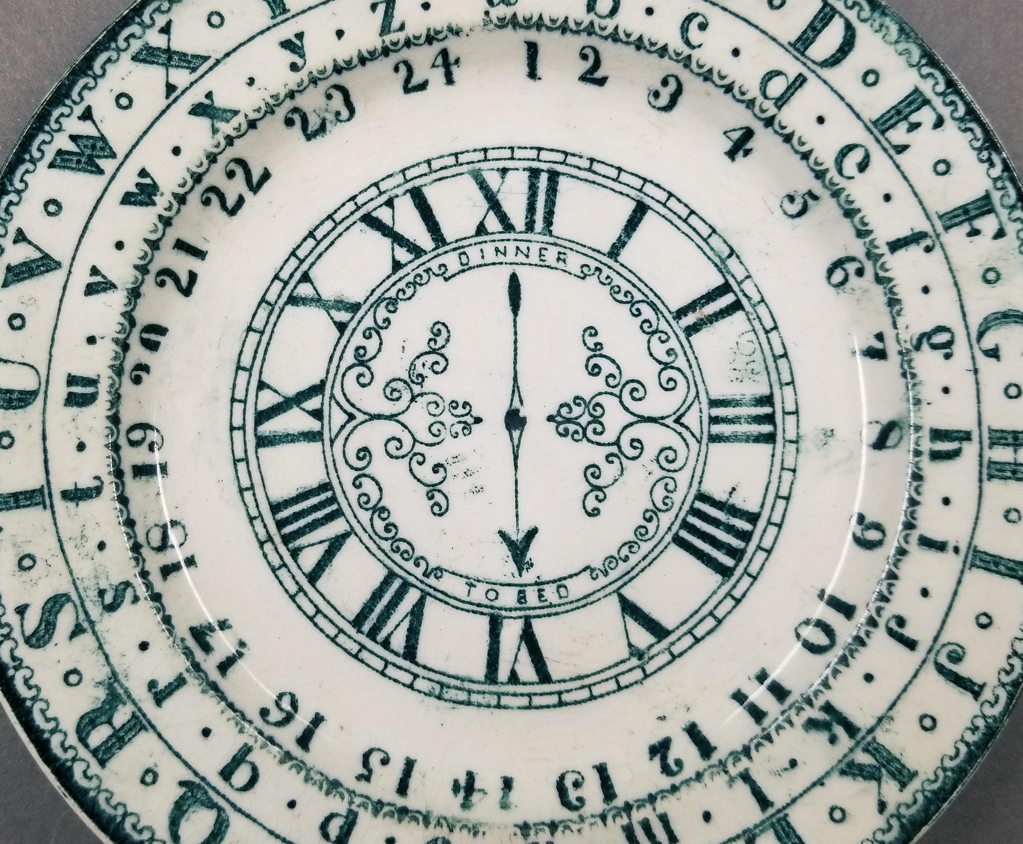 2023.0014.010.001 alphabet clock plate detail