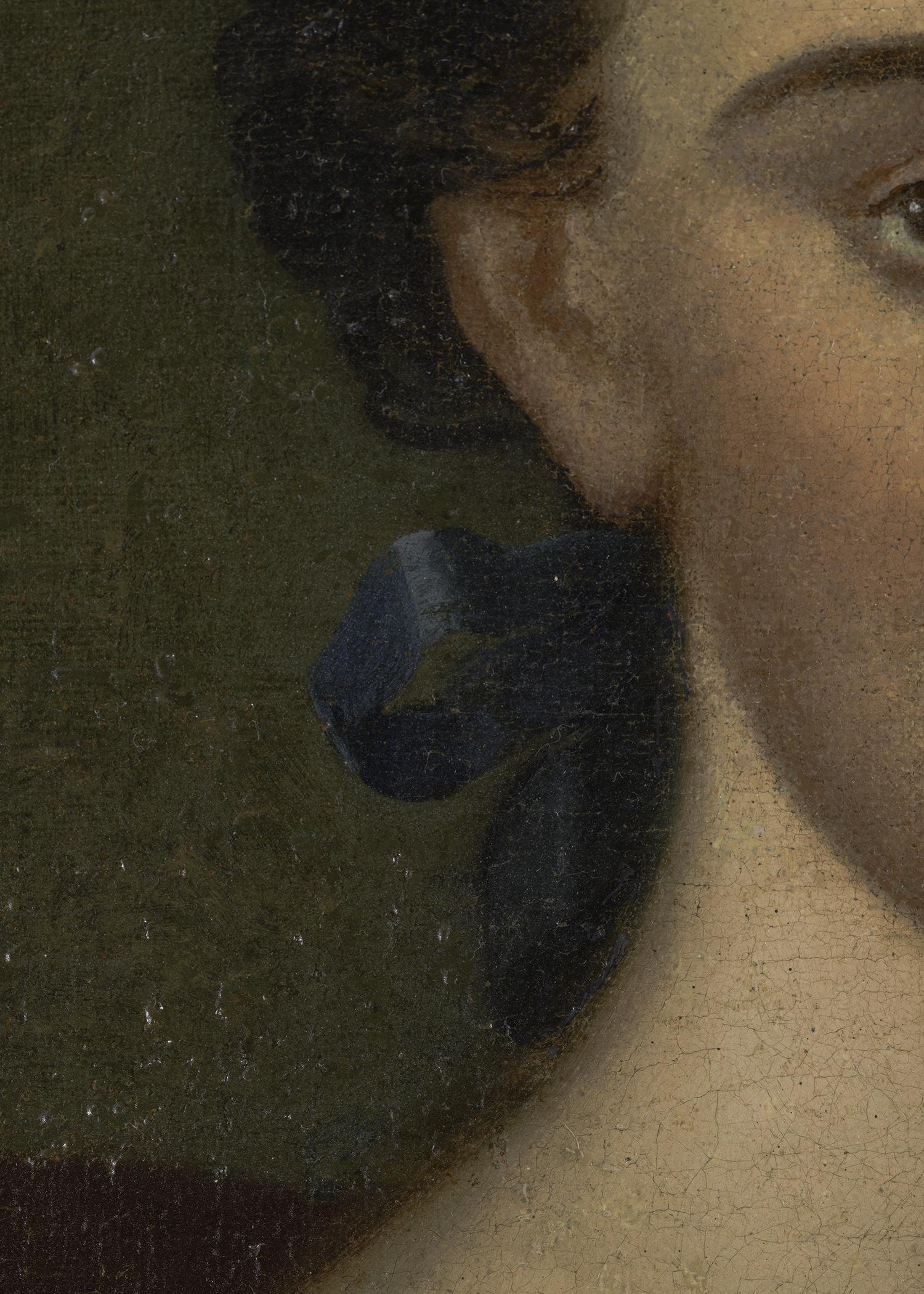 2023.0007.001 A Portrait, Ann Clay and Daughter Mary, detail 1