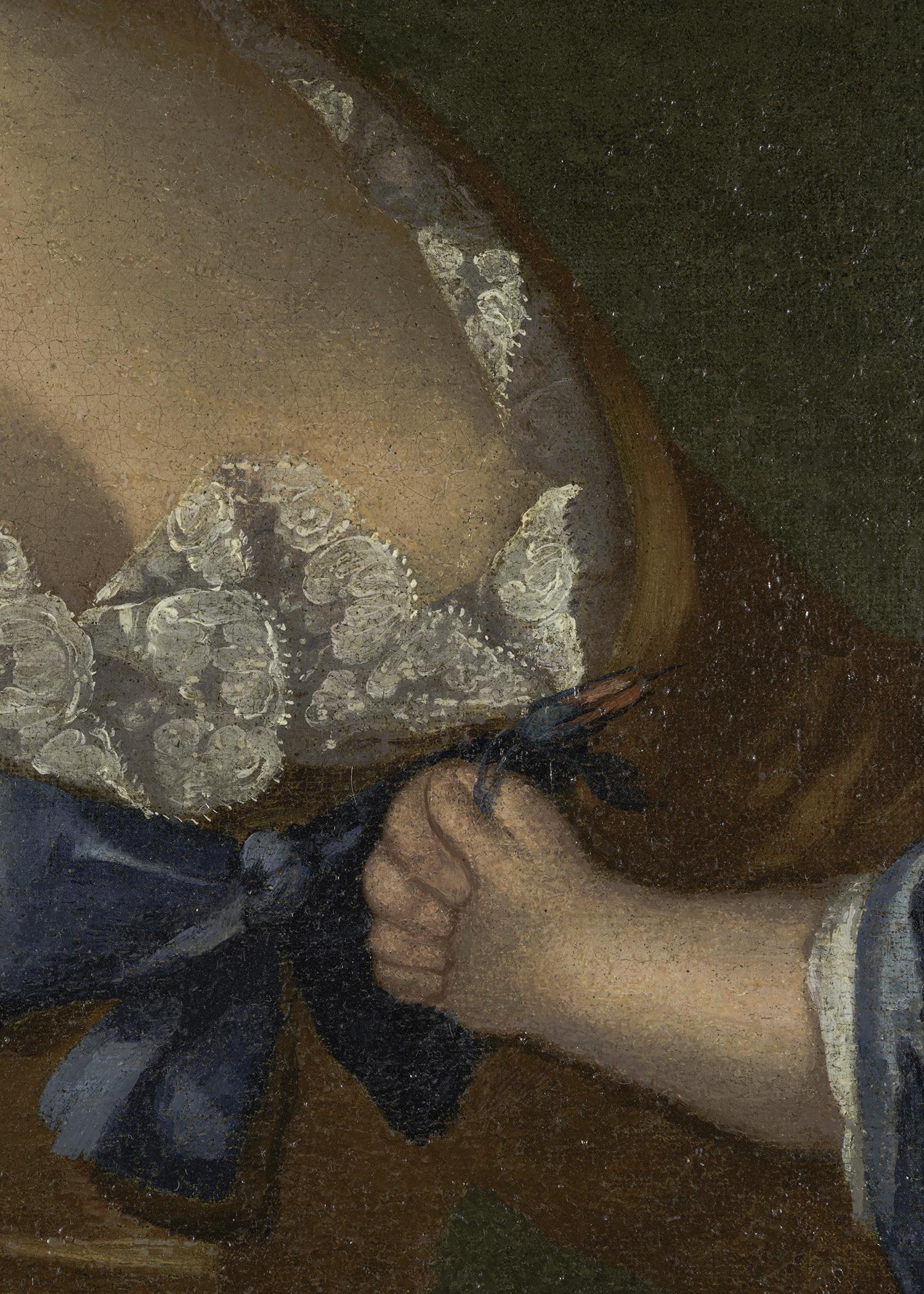 2023.0007.001 A Portrait, Ann Clay and Daughter Mary, detail 2