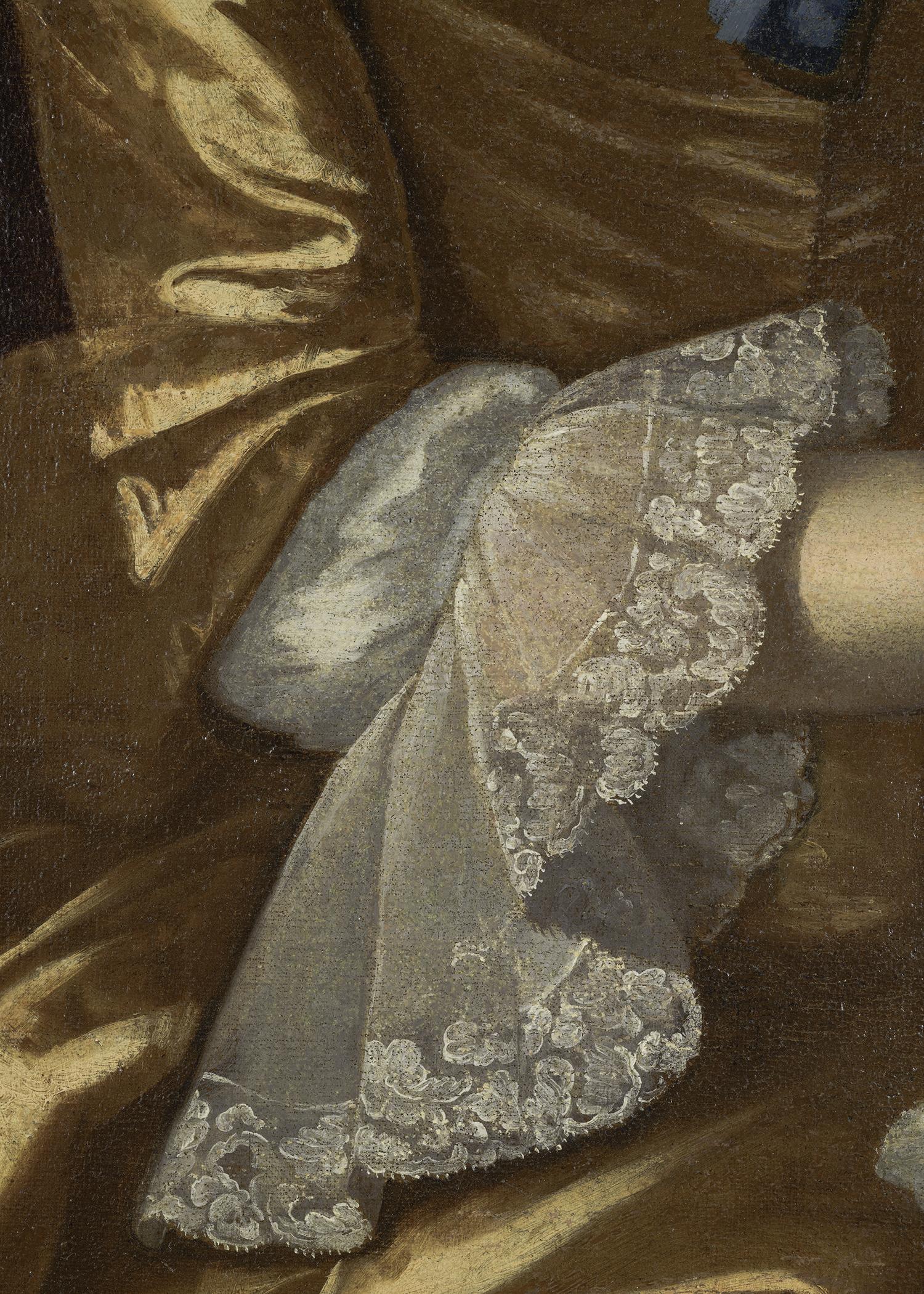 2023.0007.001 A Portrait, Ann Clay and Daughter Mary, detail 3