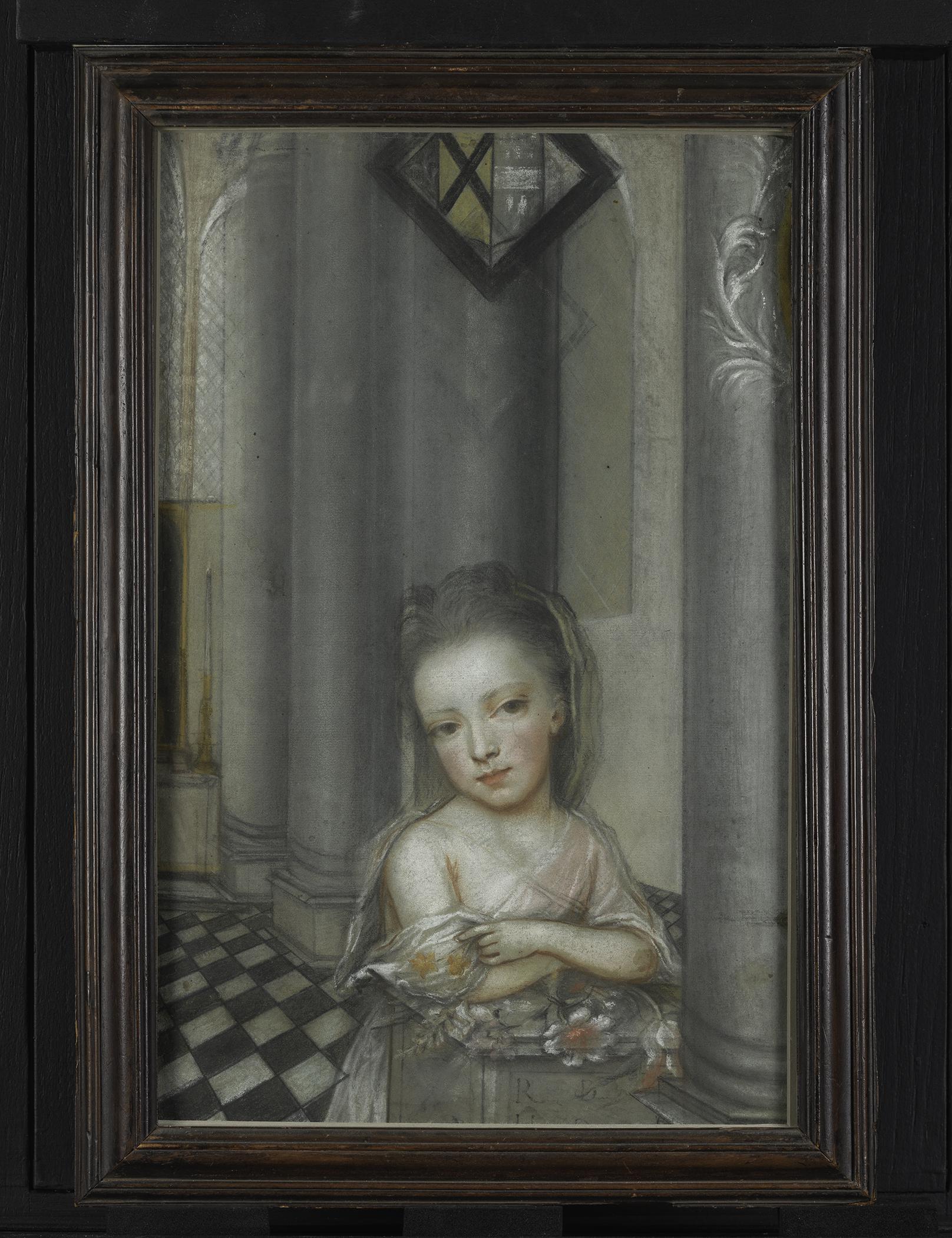 2023.0007.002 A, B Portrait and Frame, overall