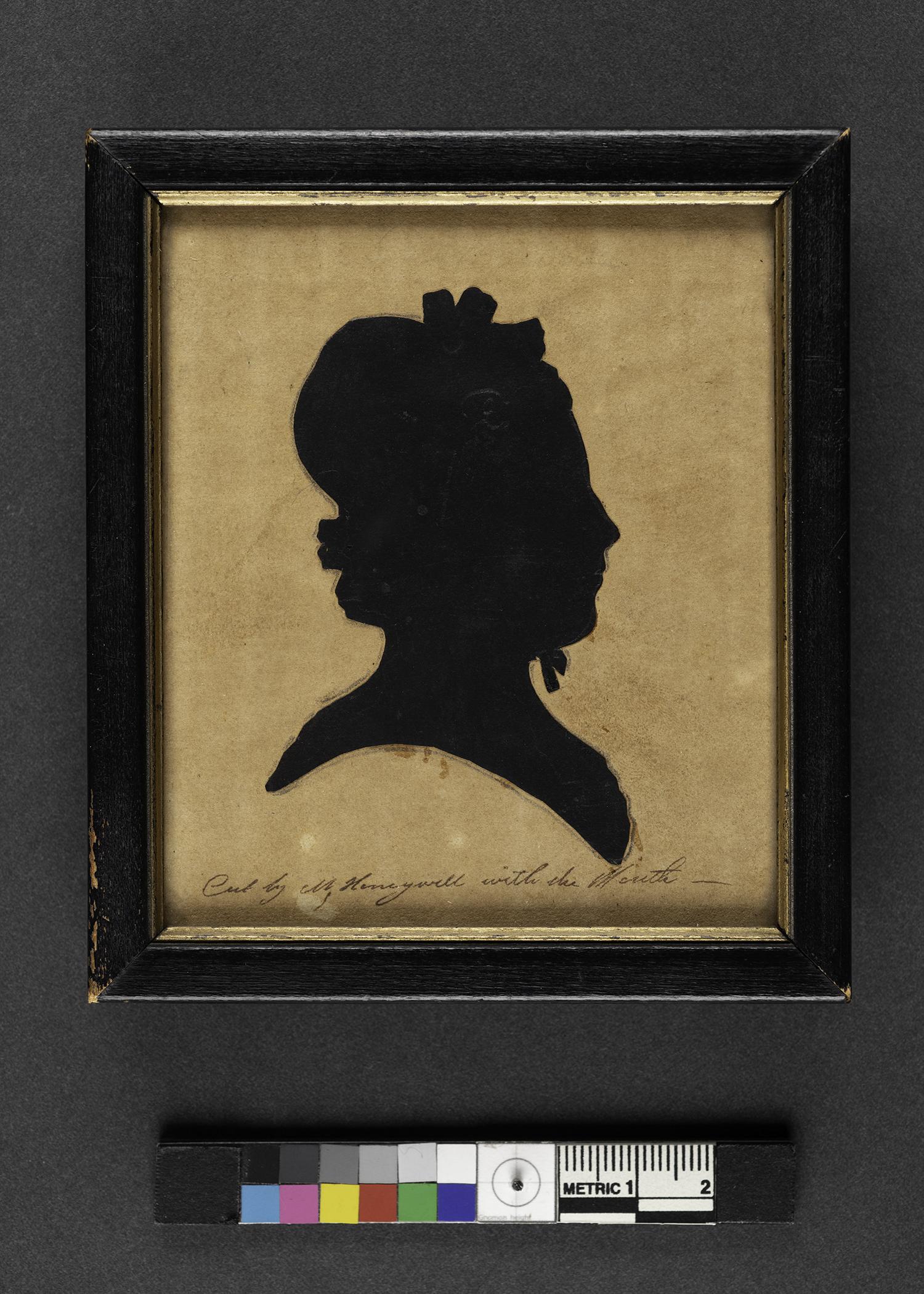 2024.0001 A, B Silhouette and Frame, Portrait, recto
