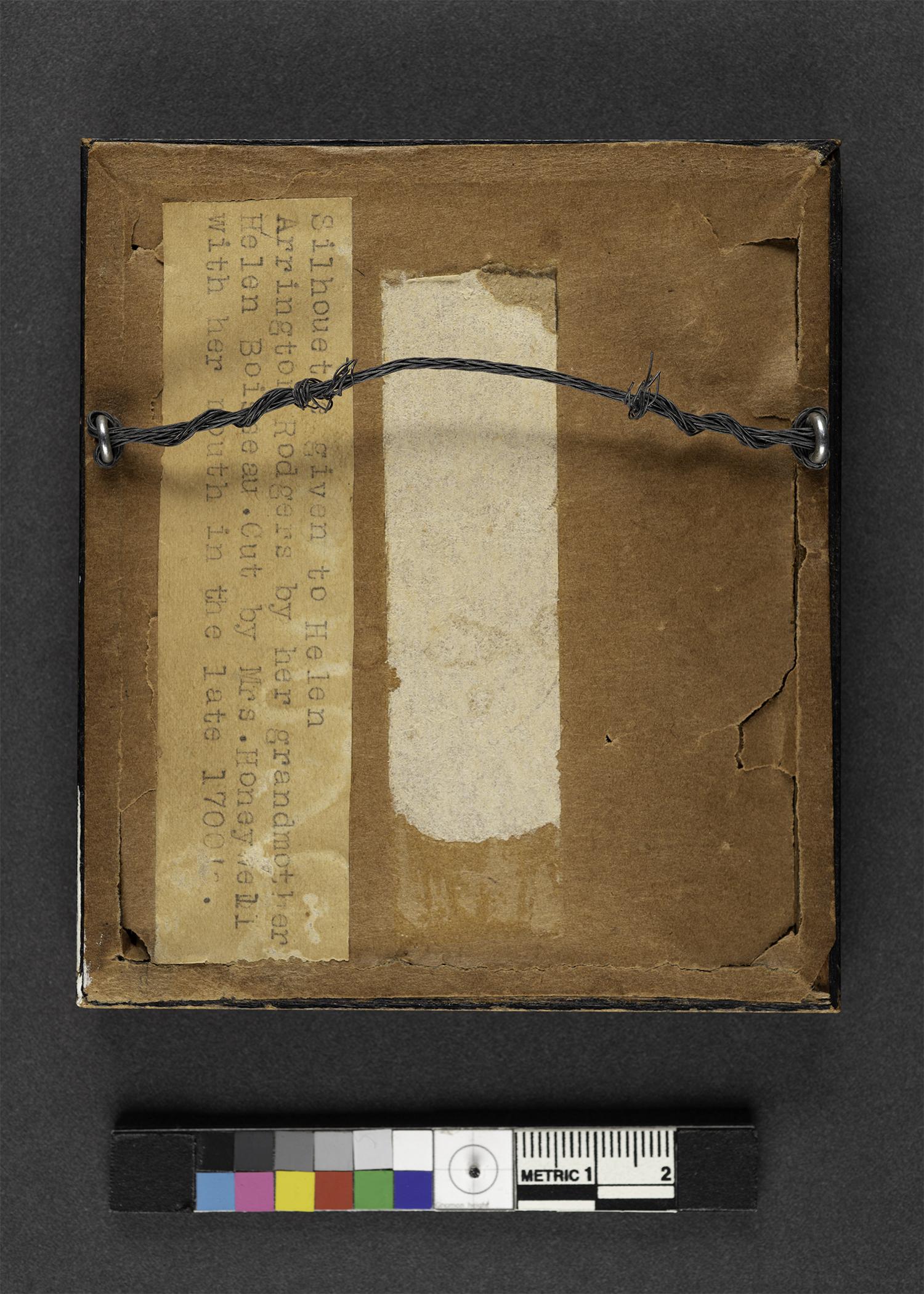 2024.0001 A, B Silhouette and Frame, Portrait, verso